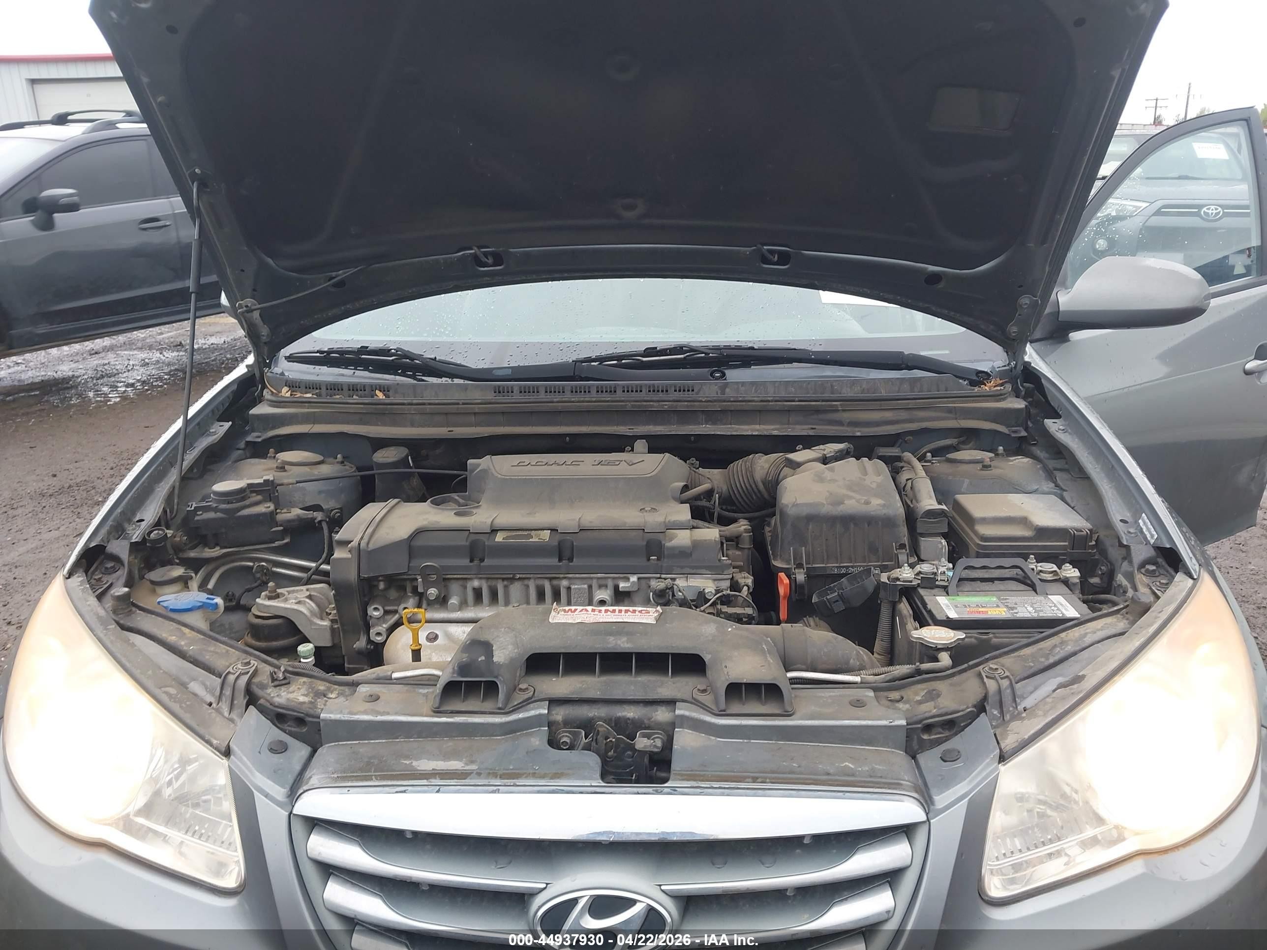 2010 Hyundai Elantra Gls Серый vin: KMHDU4AD5AU937589