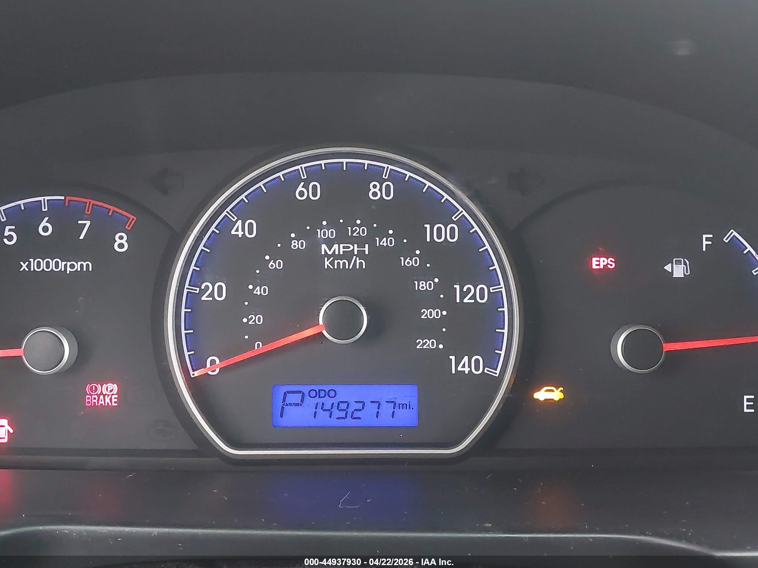 2010 Hyundai Elantra Gls Серый vin: KMHDU4AD5AU937589