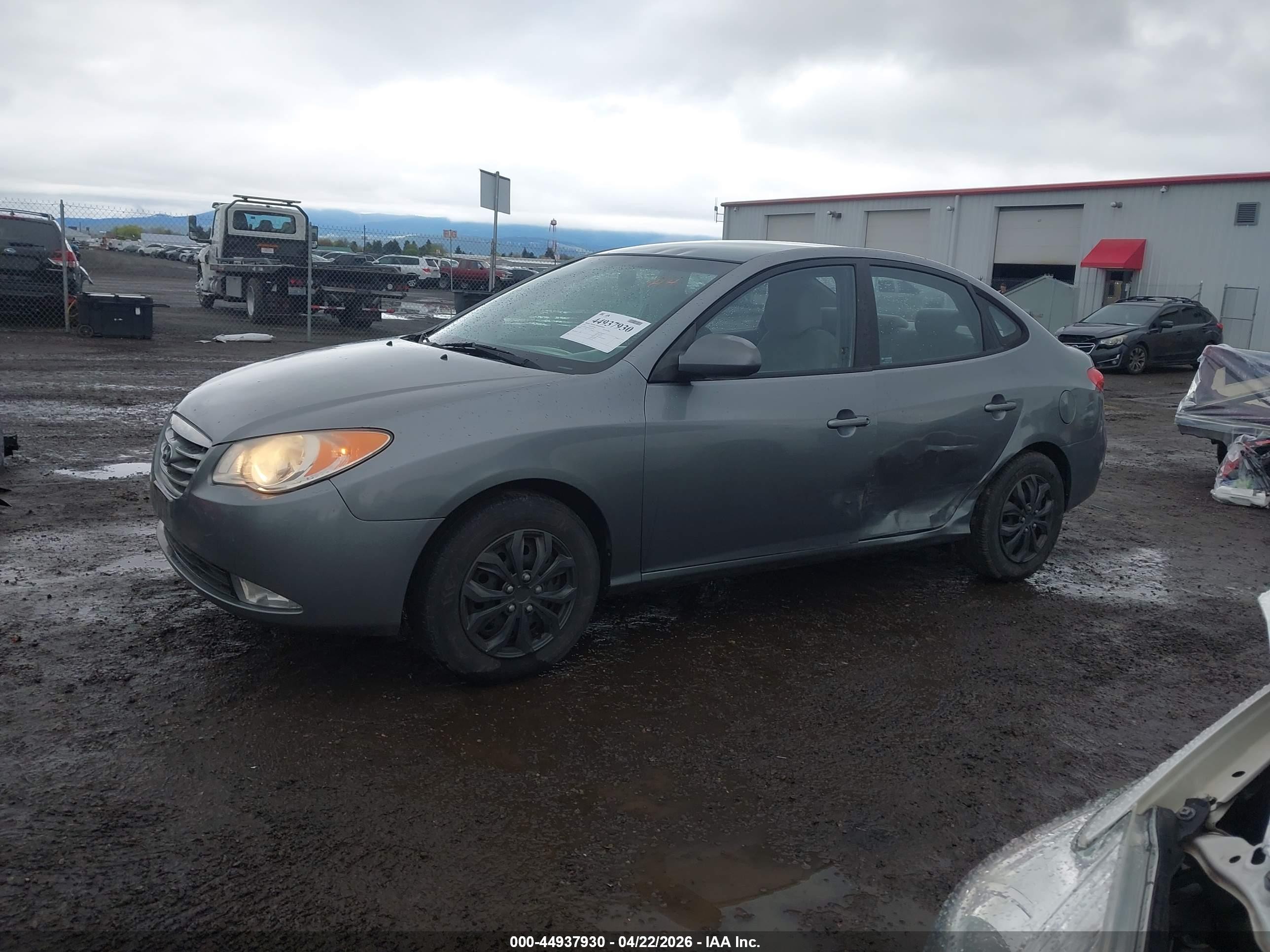 2010 Hyundai Elantra Gls Серый vin: KMHDU4AD5AU937589