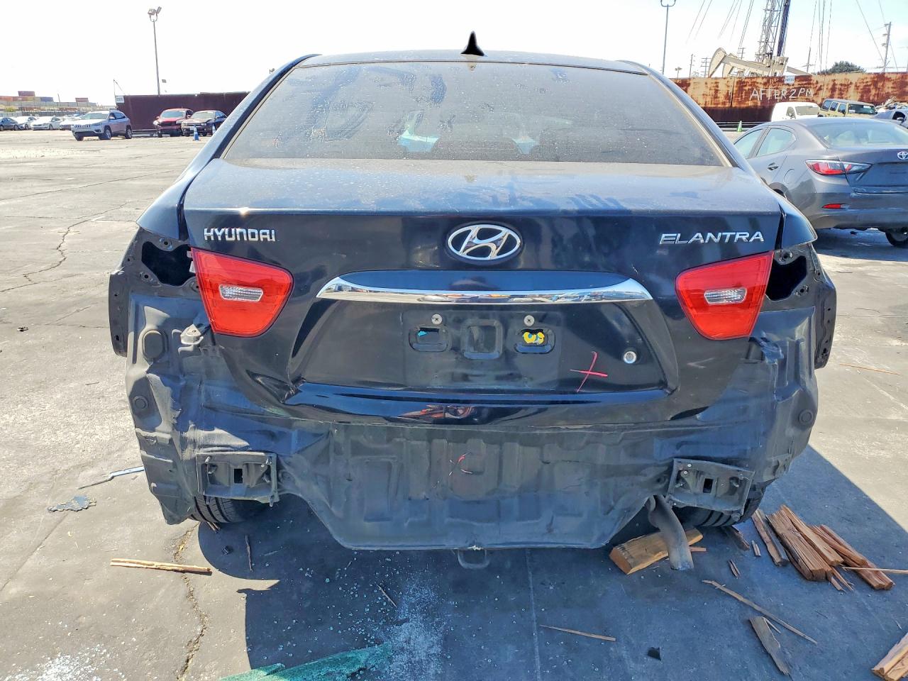 2010 Hyundai Elantra Se Black vin: KMHDU4AD5AU942453