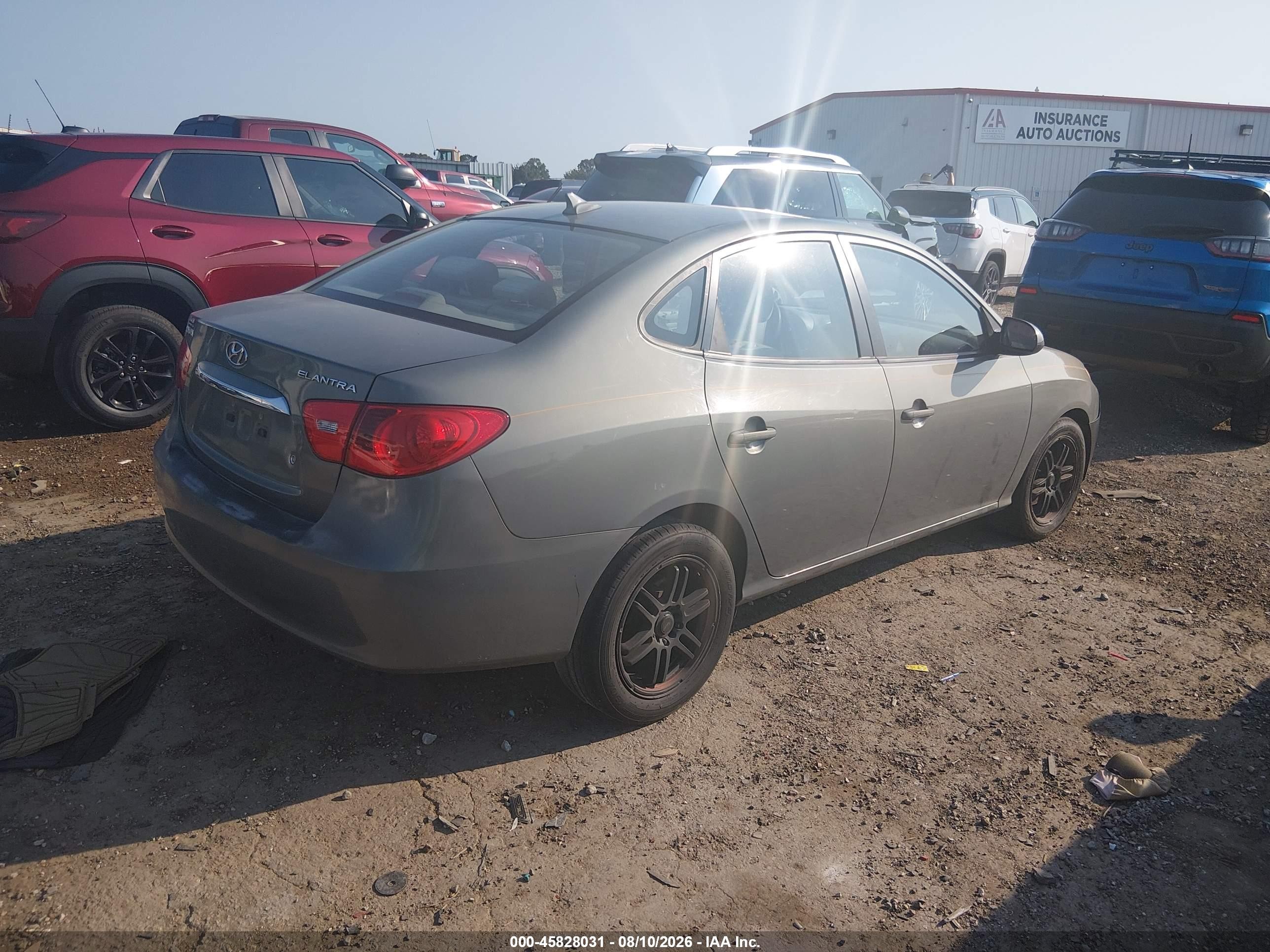 2010 Hyundai Elantra Gls Gray vin: KMHDU4AD6AU048431