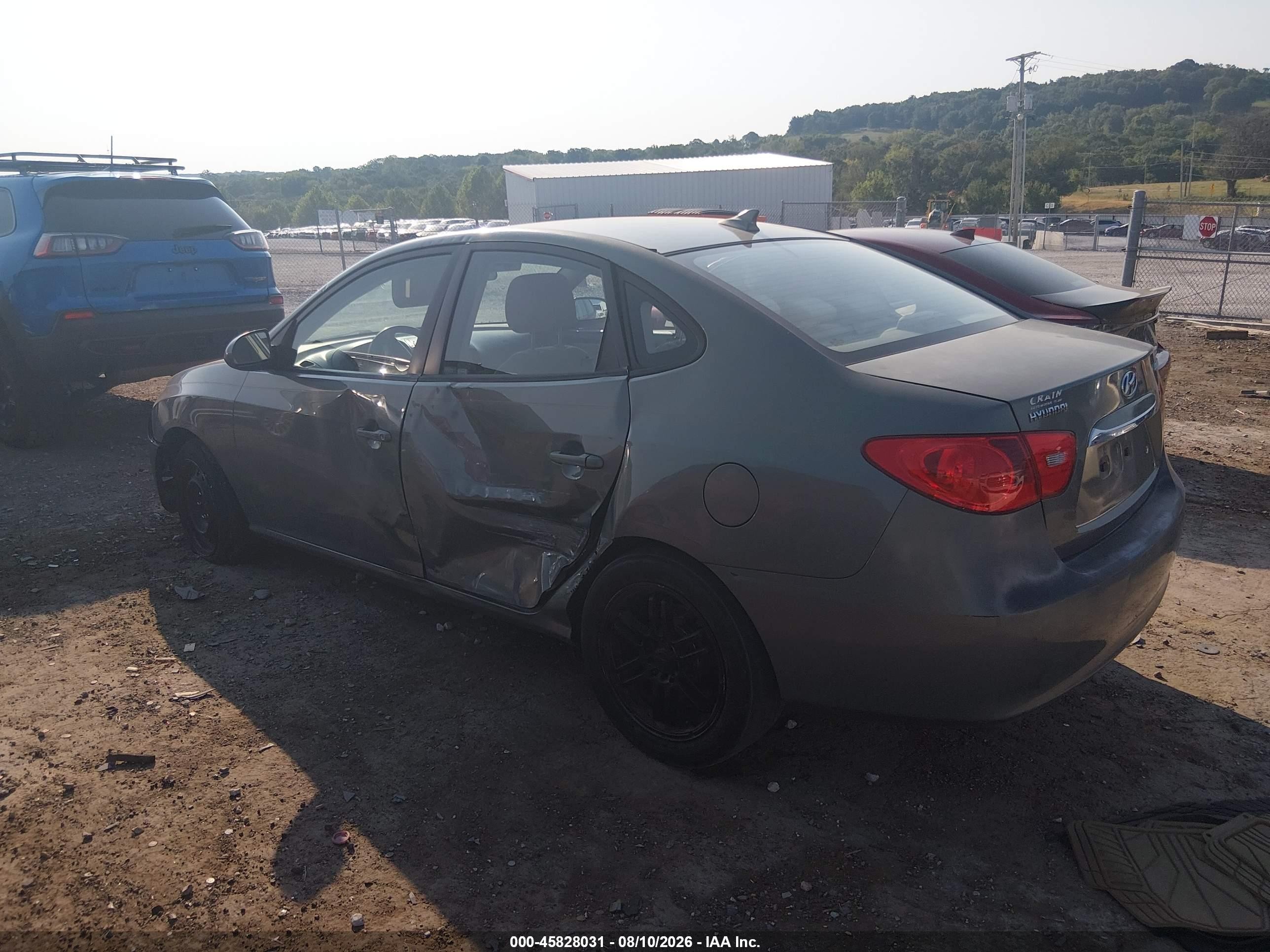 2010 Hyundai Elantra Gls Gray vin: KMHDU4AD6AU048431