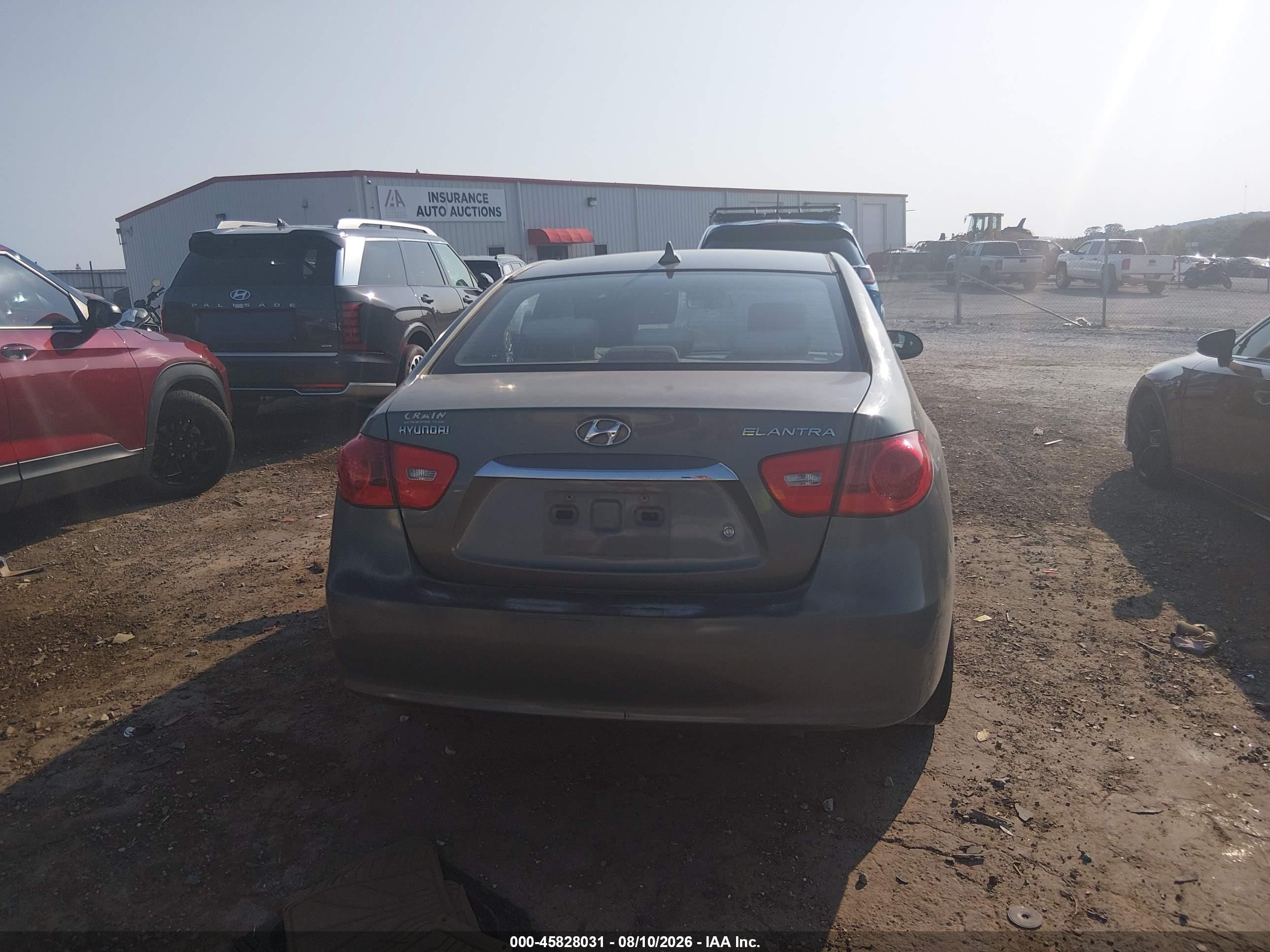 2010 Hyundai Elantra Gls Gray vin: KMHDU4AD6AU048431