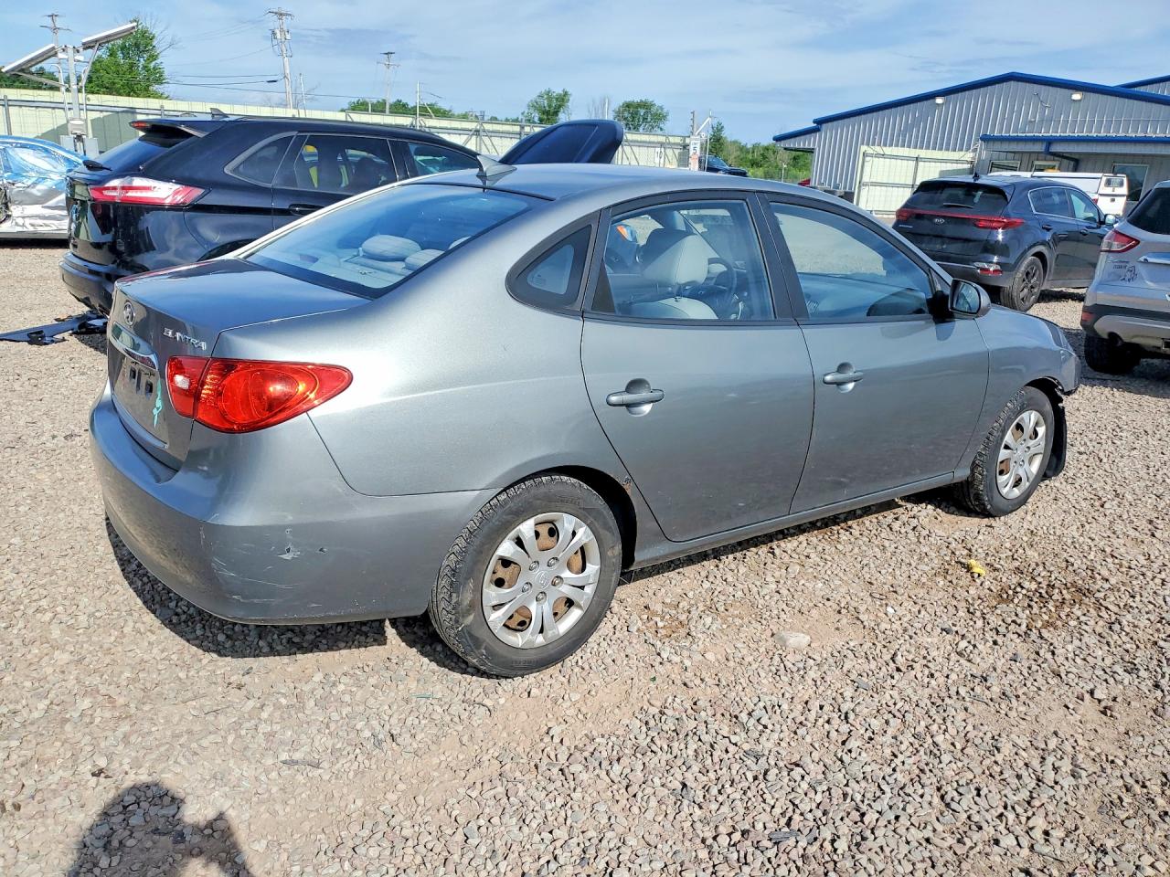2010 Hyundai Elantra Gls Silver vin: KMHDU4AD6AU064709