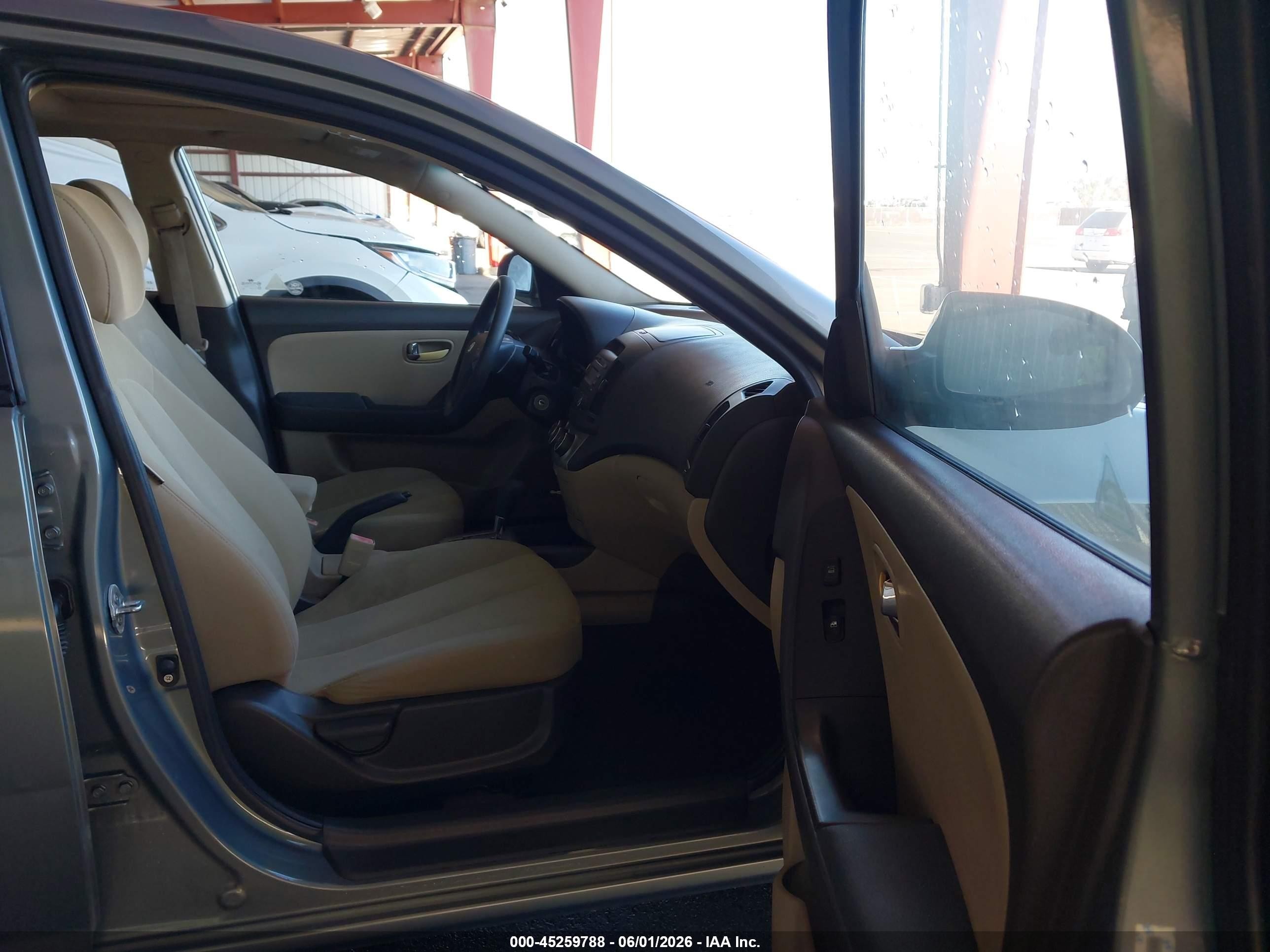 2010 Hyundai Elantra Gls Gray vin: KMHDU4AD6AU074348