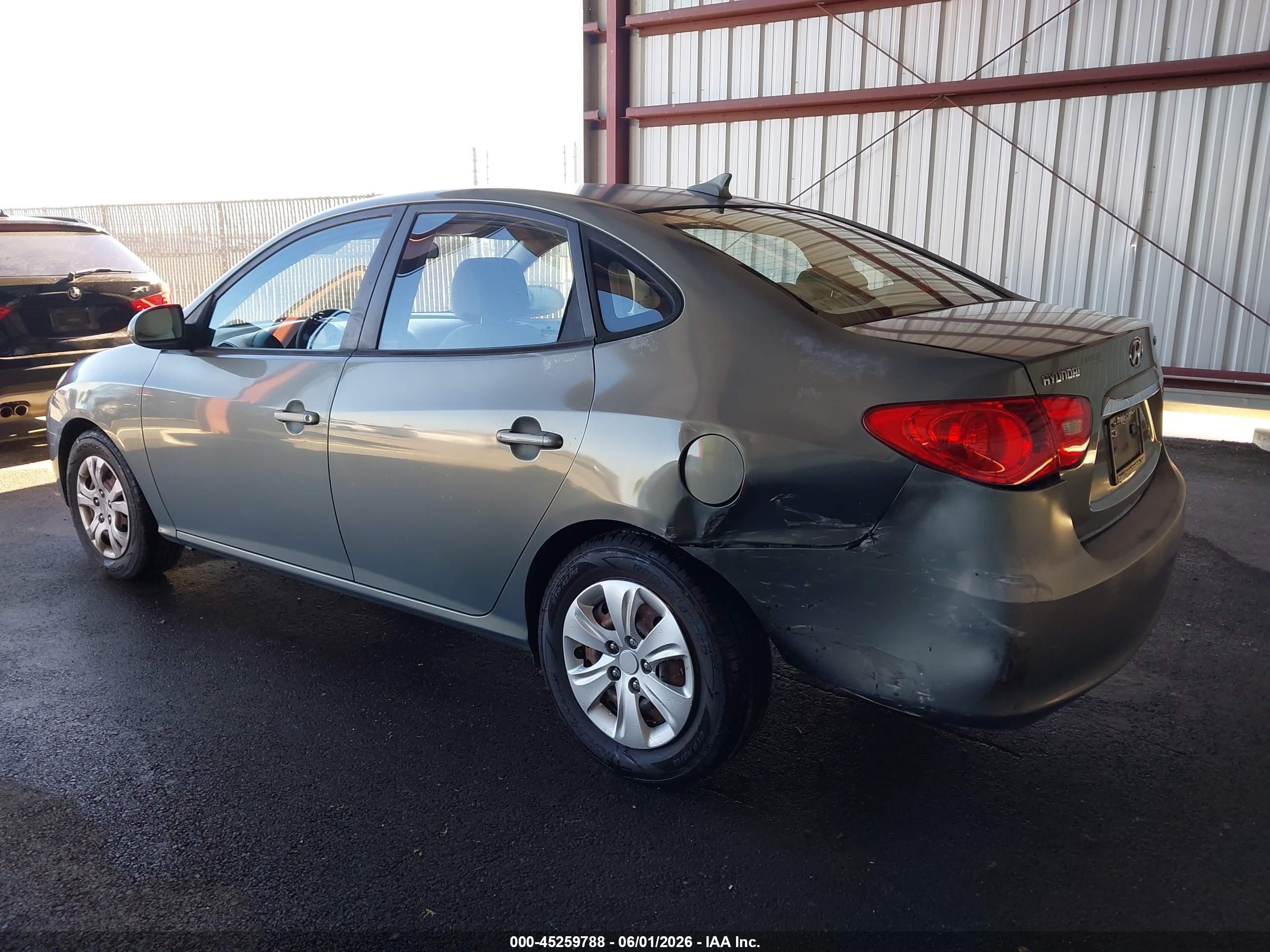 2010 Hyundai Elantra Gls Gray vin: KMHDU4AD6AU074348