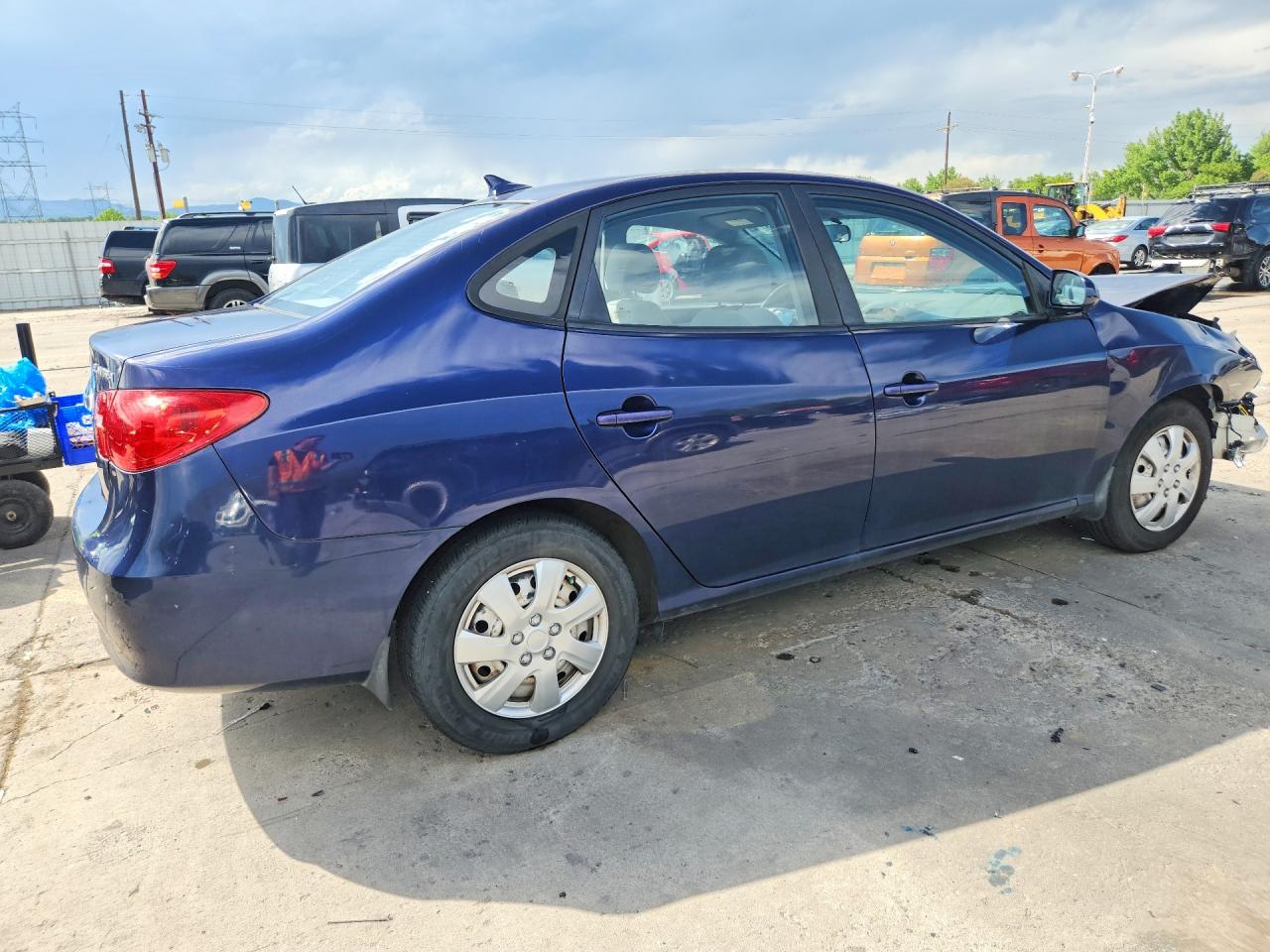 2010 Hyundai Elantra Gls Blue vin: KMHDU4AD6AU087889