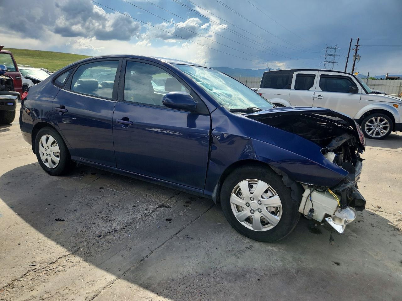 2010 Hyundai Elantra Gls Blue vin: KMHDU4AD6AU087889