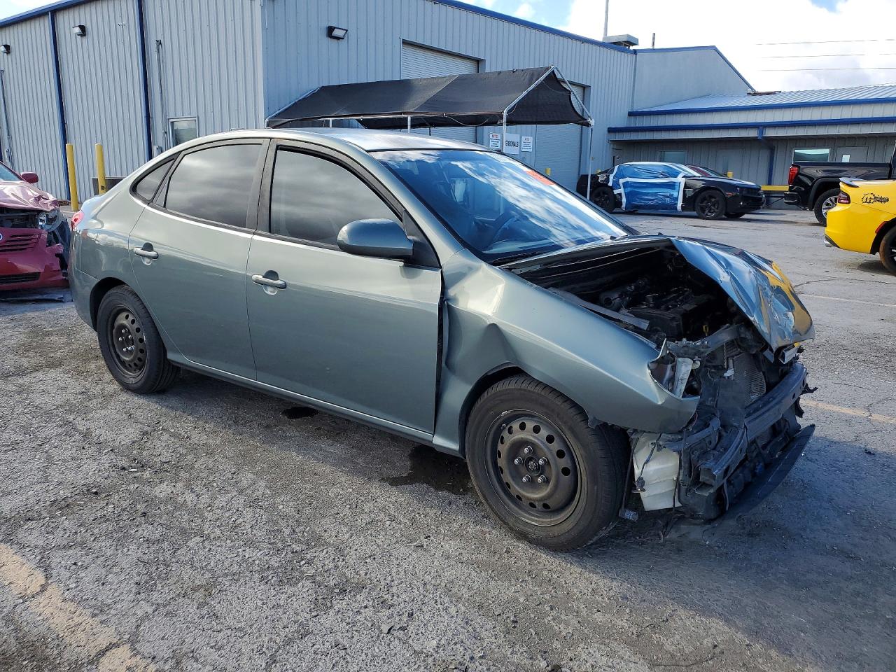 2010 Hyundai Elantra Gls Бирюзовый vin: KMHDU4AD6AU121507