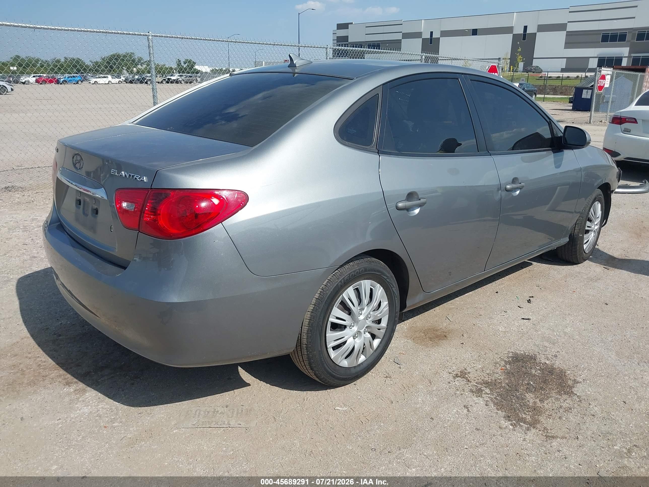 2010 Hyundai Elantra Gls Серый vin: KMHDU4AD6AU129221