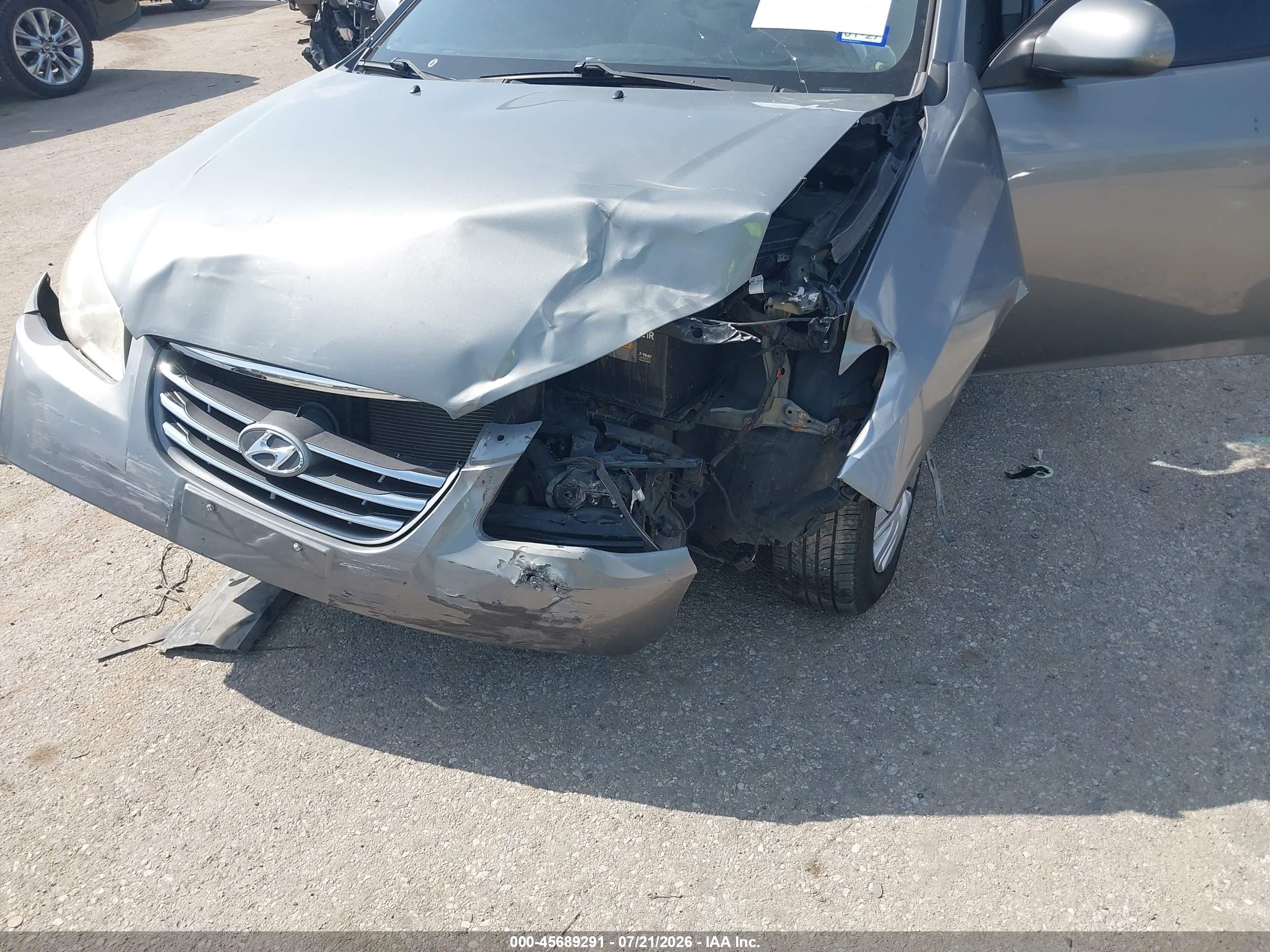 2010 Hyundai Elantra Gls Серый vin: KMHDU4AD6AU129221