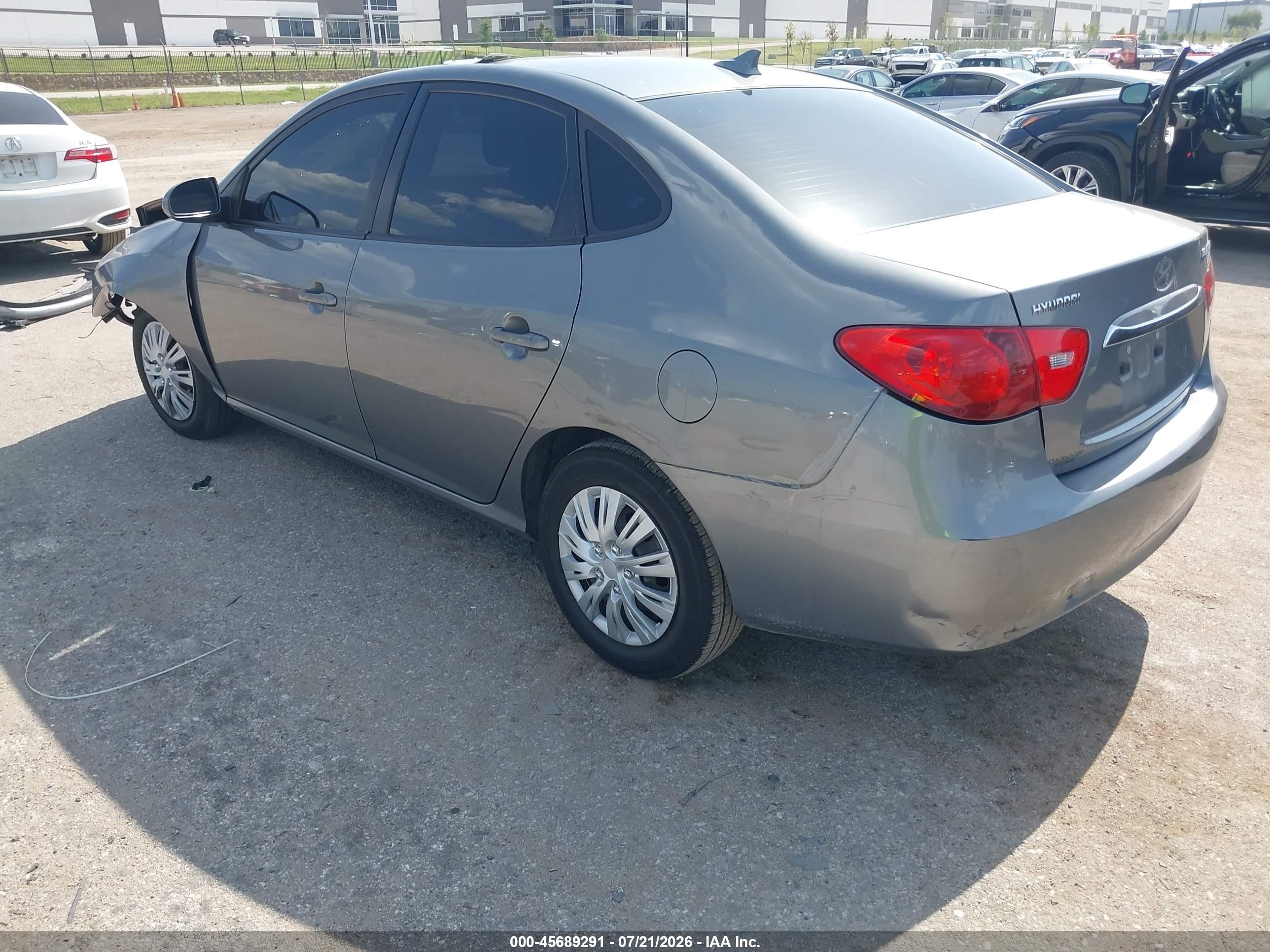 2010 Hyundai Elantra Gls Серый vin: KMHDU4AD6AU129221