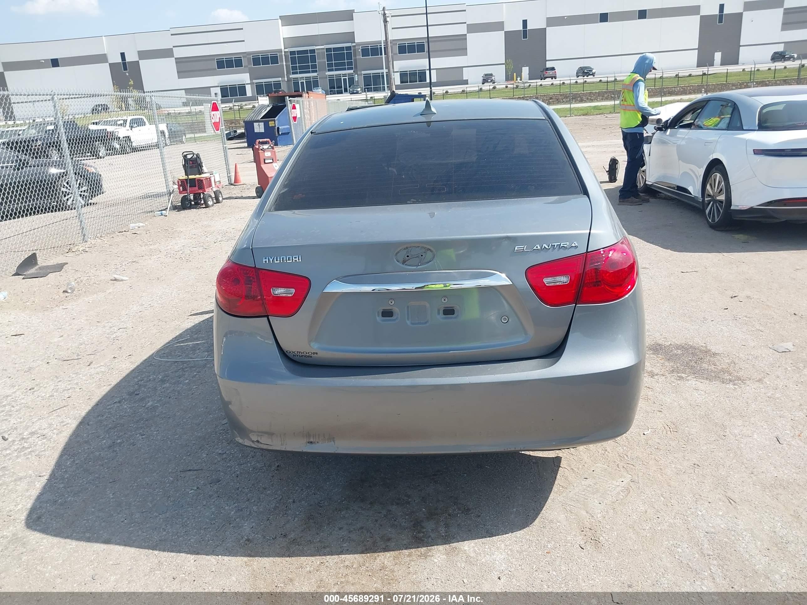 2010 Hyundai Elantra Gls Серый vin: KMHDU4AD6AU129221