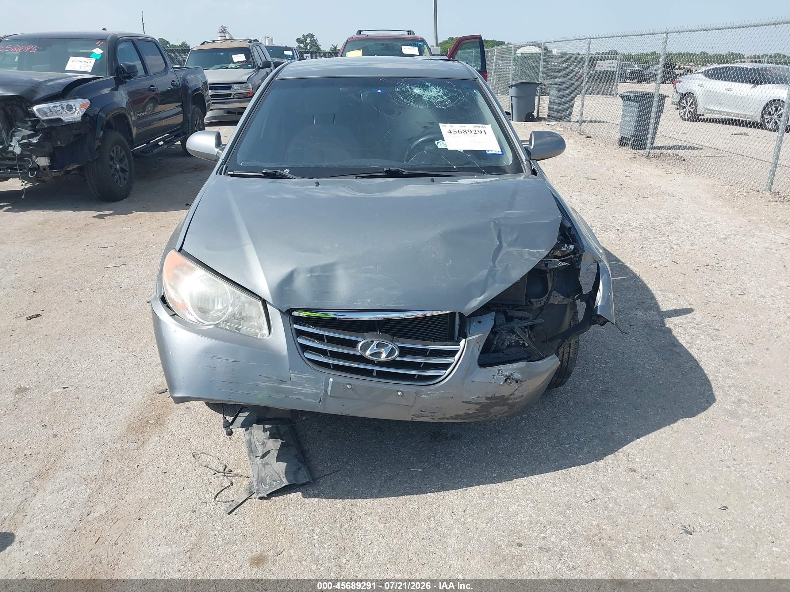 2010 Hyundai Elantra Gls Серый vin: KMHDU4AD6AU129221