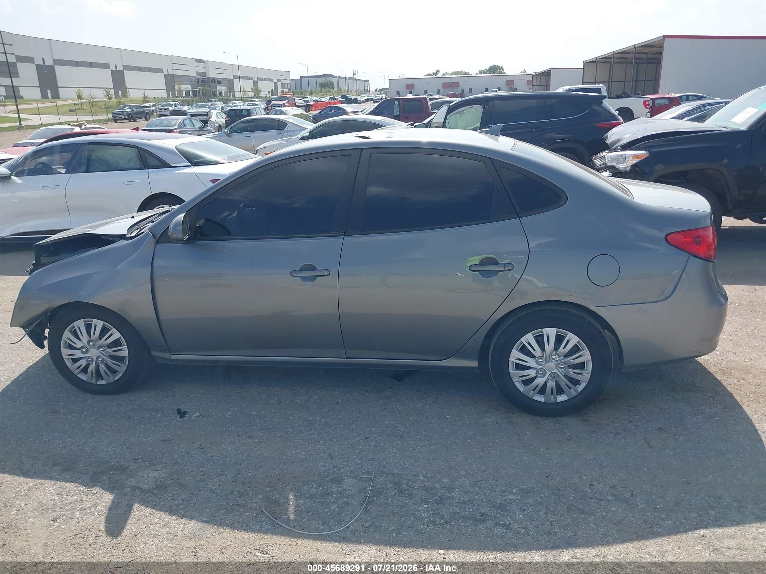 2010 Hyundai Elantra Gls Серый vin: KMHDU4AD6AU129221