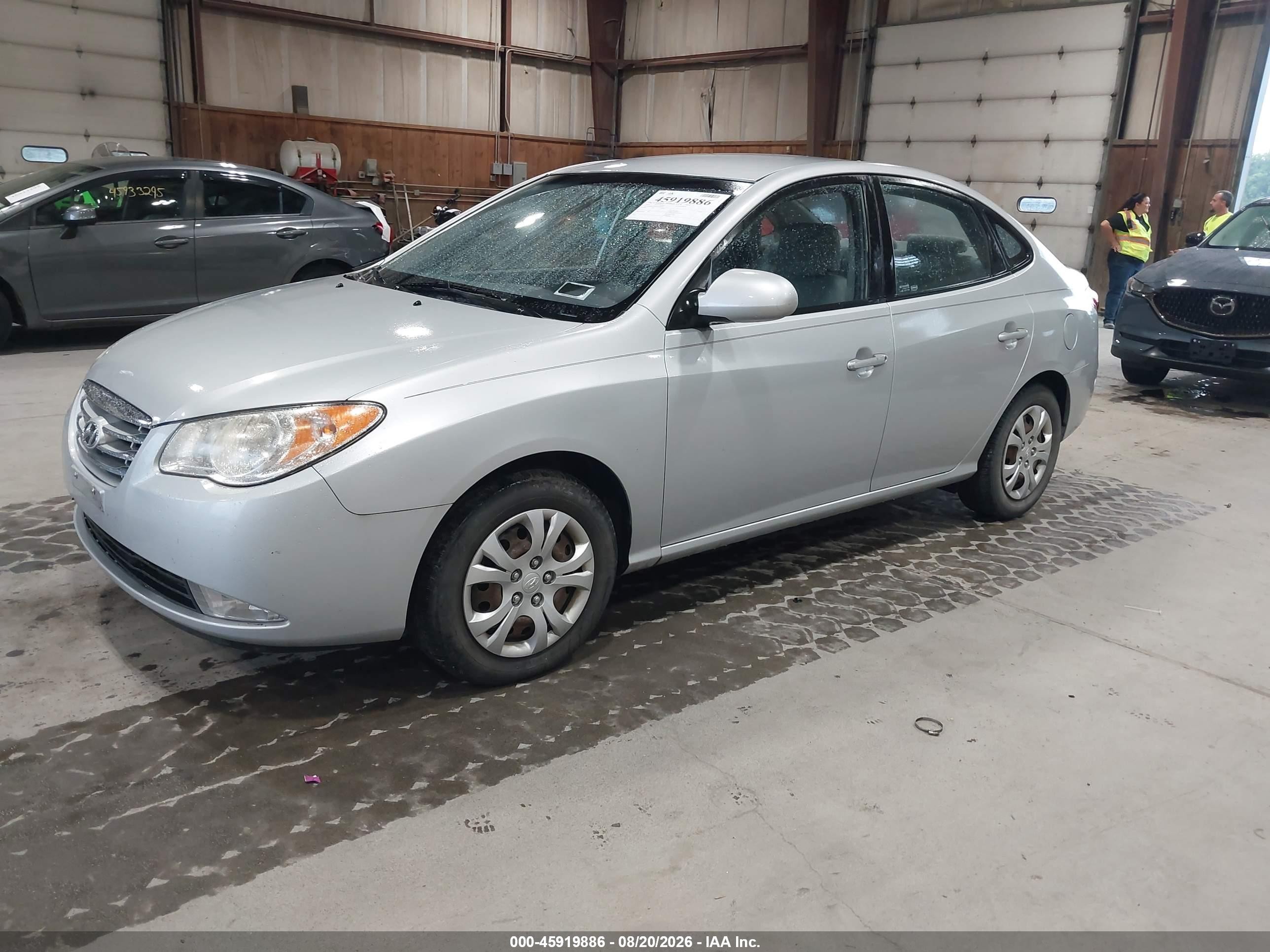 2010 Hyundai Elantra Gls Gray vin: KMHDU4AD6AU148786