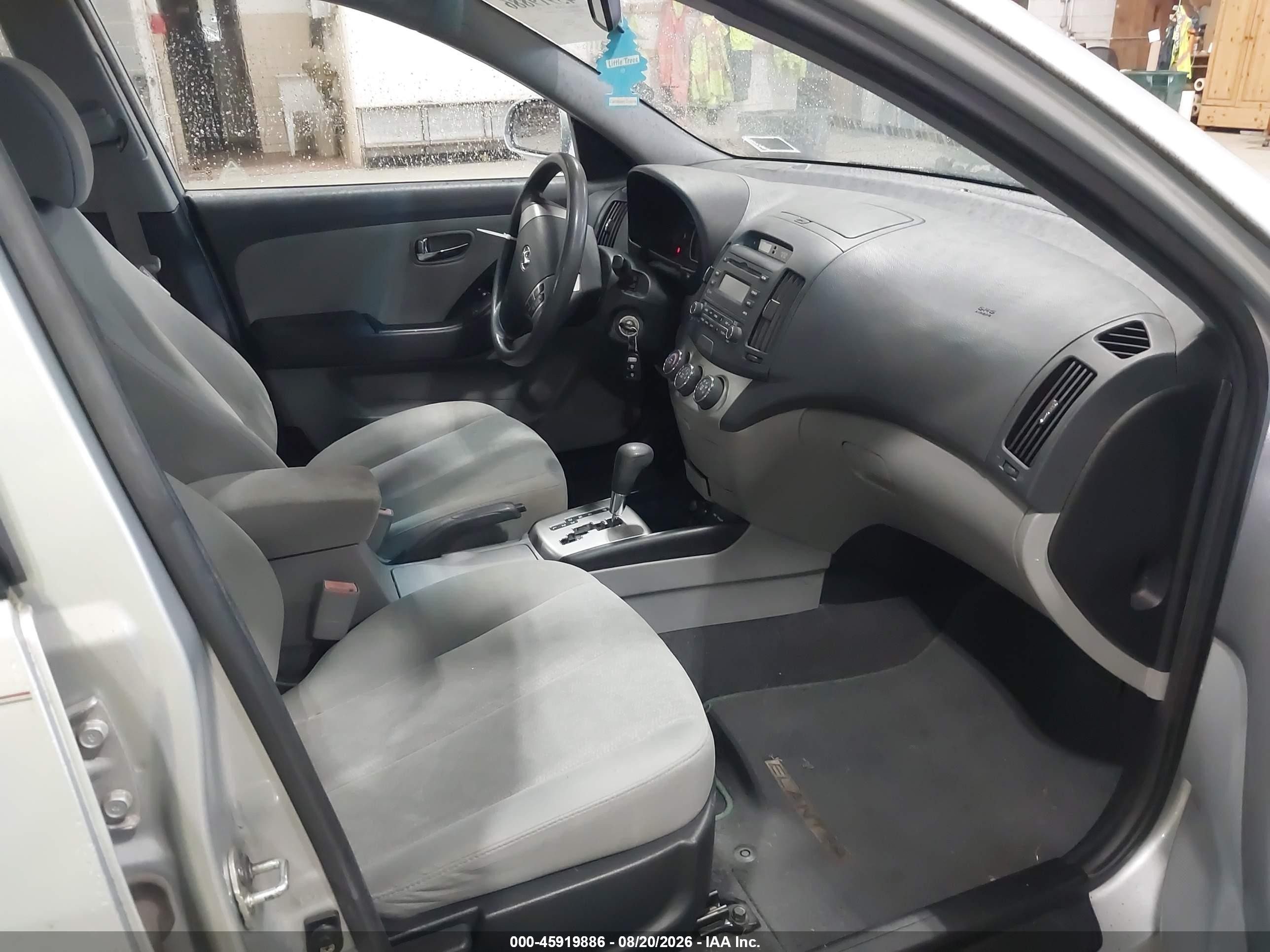 2010 Hyundai Elantra Gls Gray vin: KMHDU4AD6AU148786