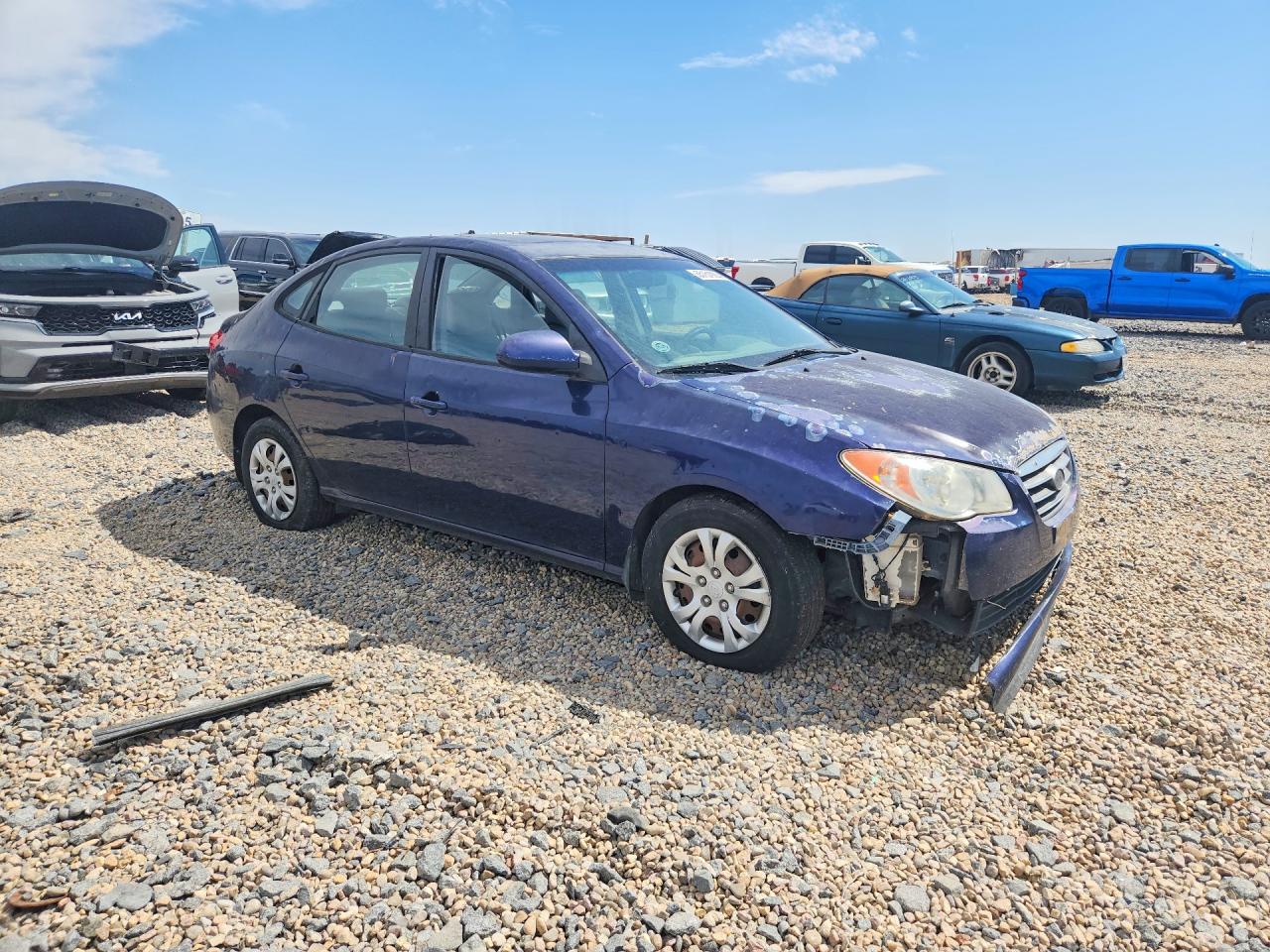 2010 Hyundai Elantra Gls Blue vin: KMHDU4AD6AU155088