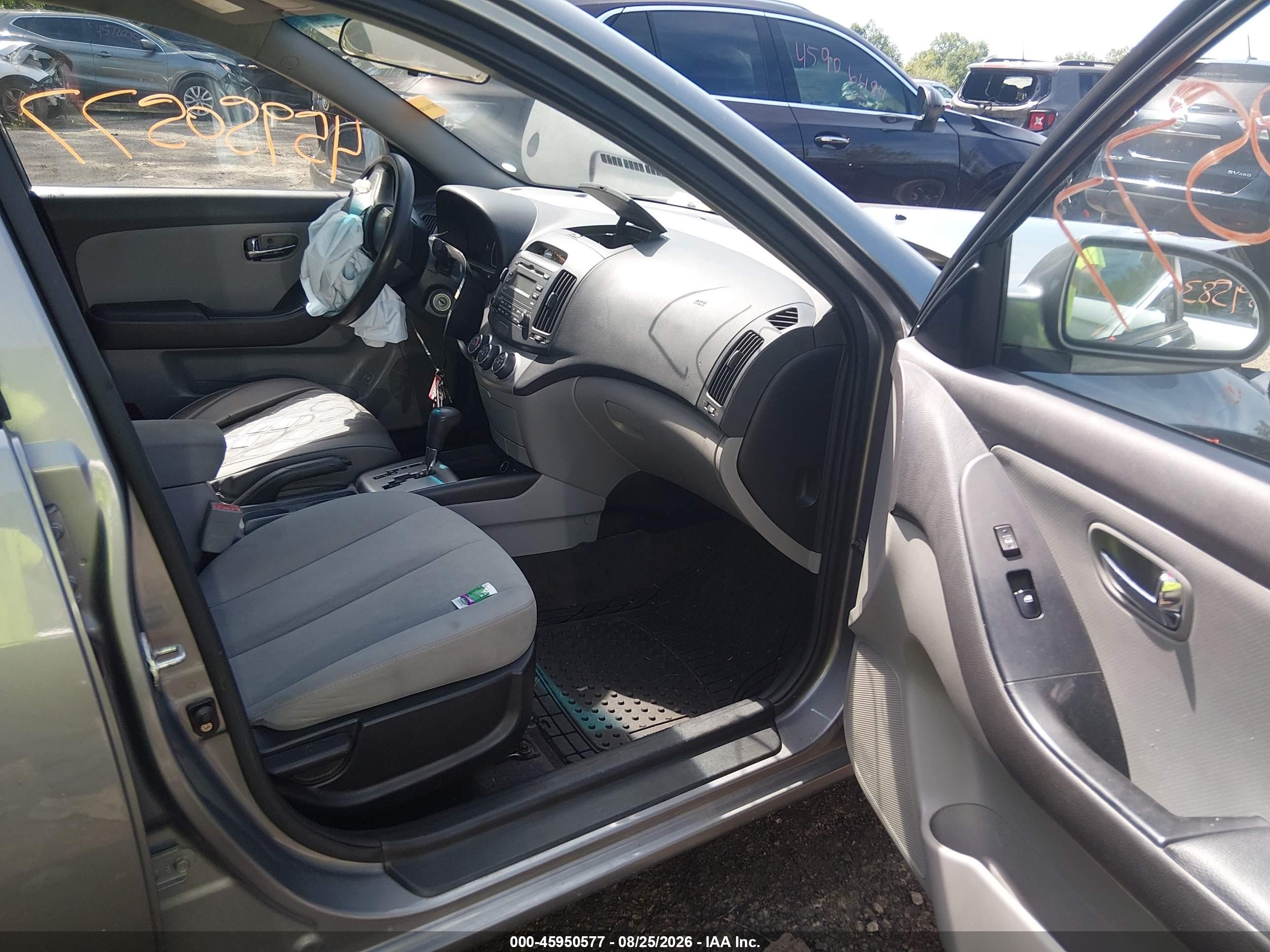 2010 Hyundai Elantra Gls Gray vin: KMHDU4AD6AU164583