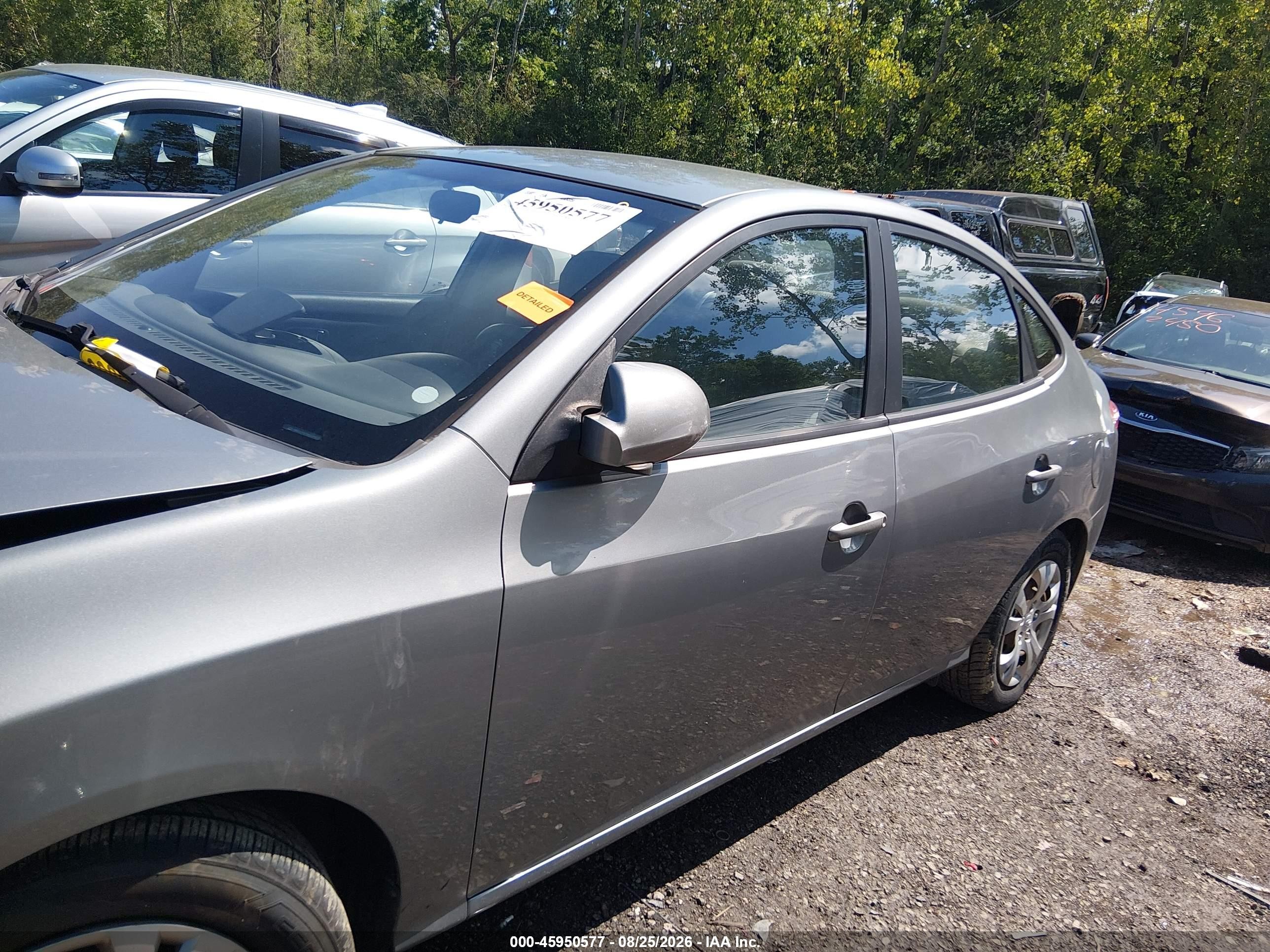 2010 Hyundai Elantra Gls Gray vin: KMHDU4AD6AU164583