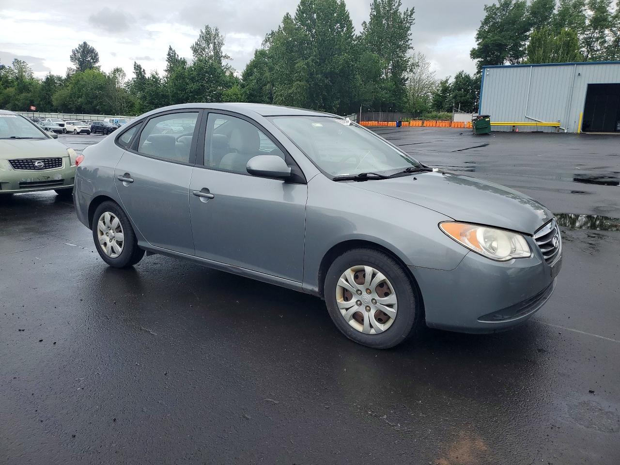 2010 Hyundai Elantra Blue Серый vin: KMHDU4AD6AU170075