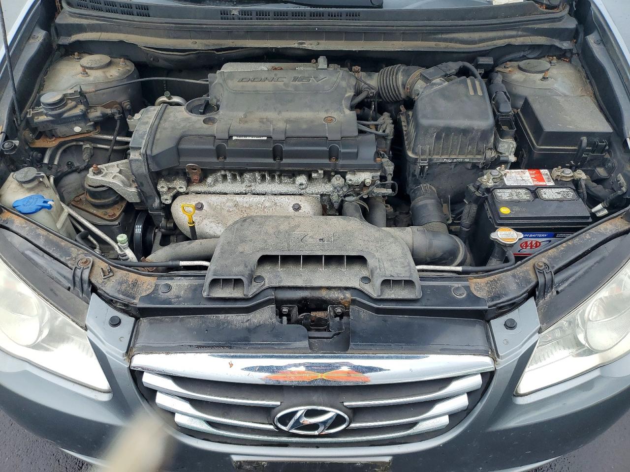 2010 Hyundai Elantra Blue Серый vin: KMHDU4AD6AU170075