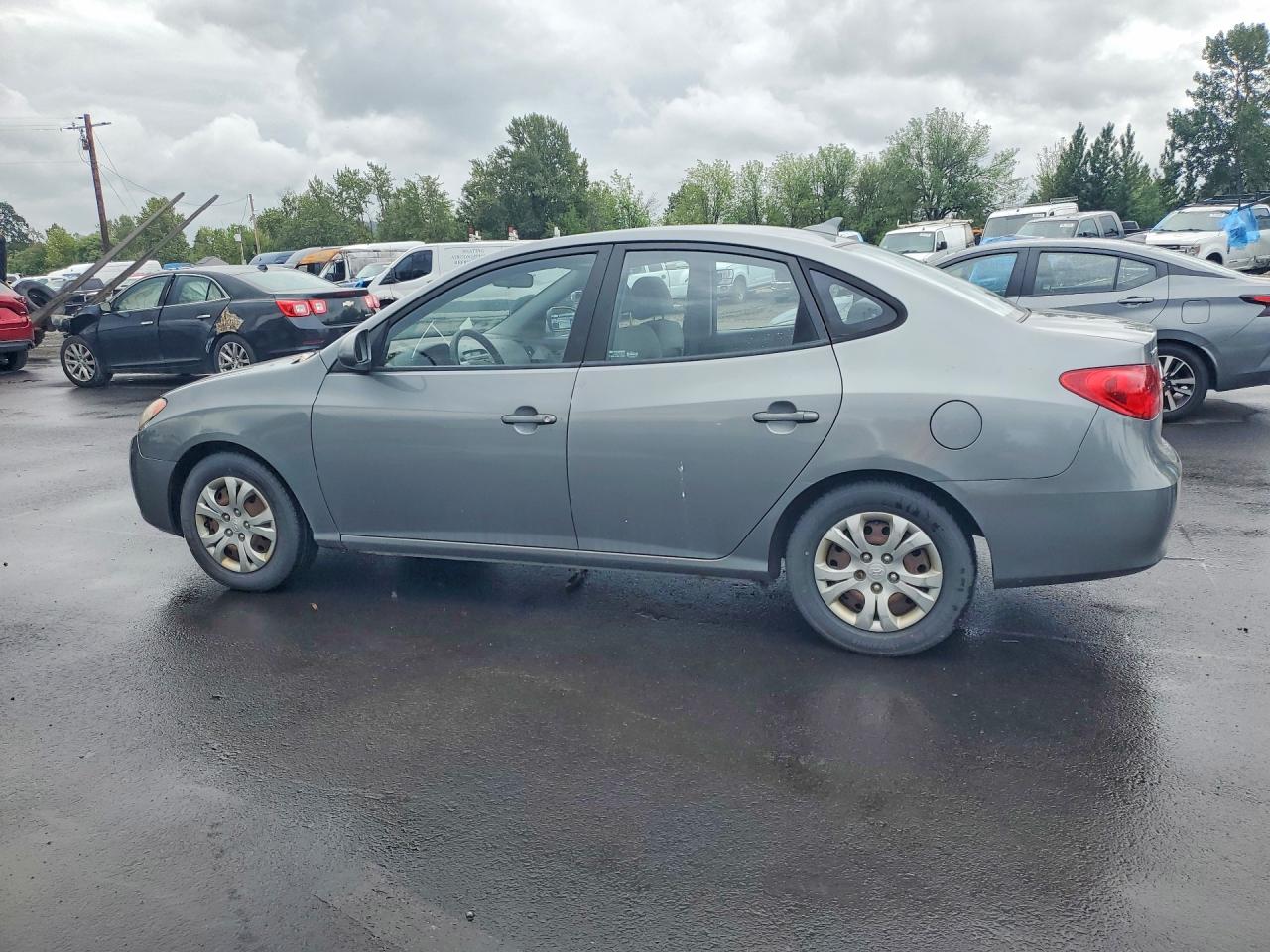 2010 Hyundai Elantra Blue Серый vin: KMHDU4AD6AU170075