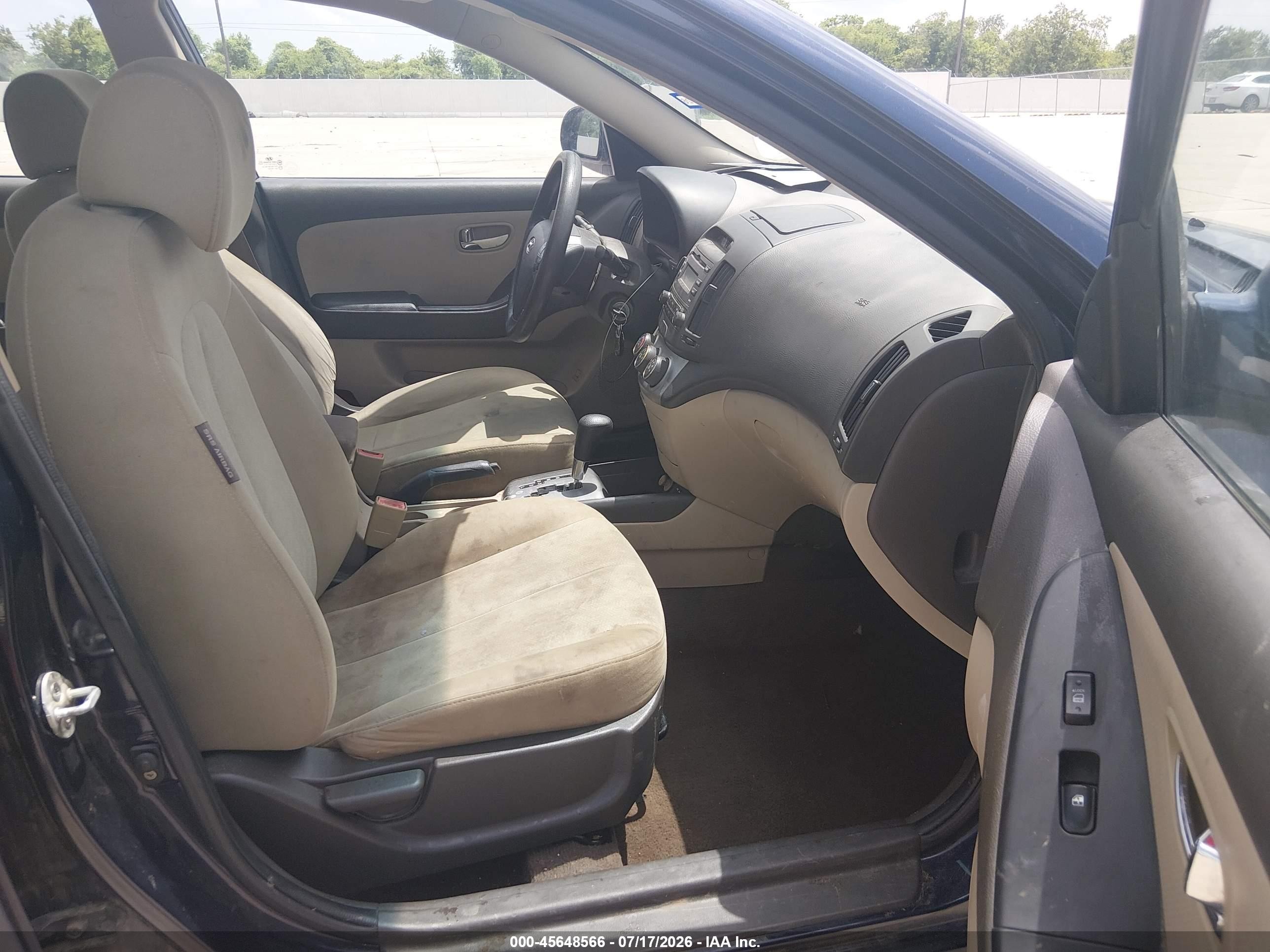 2010 Hyundai Elantra Gls Blue vin: KMHDU4AD6AU837338