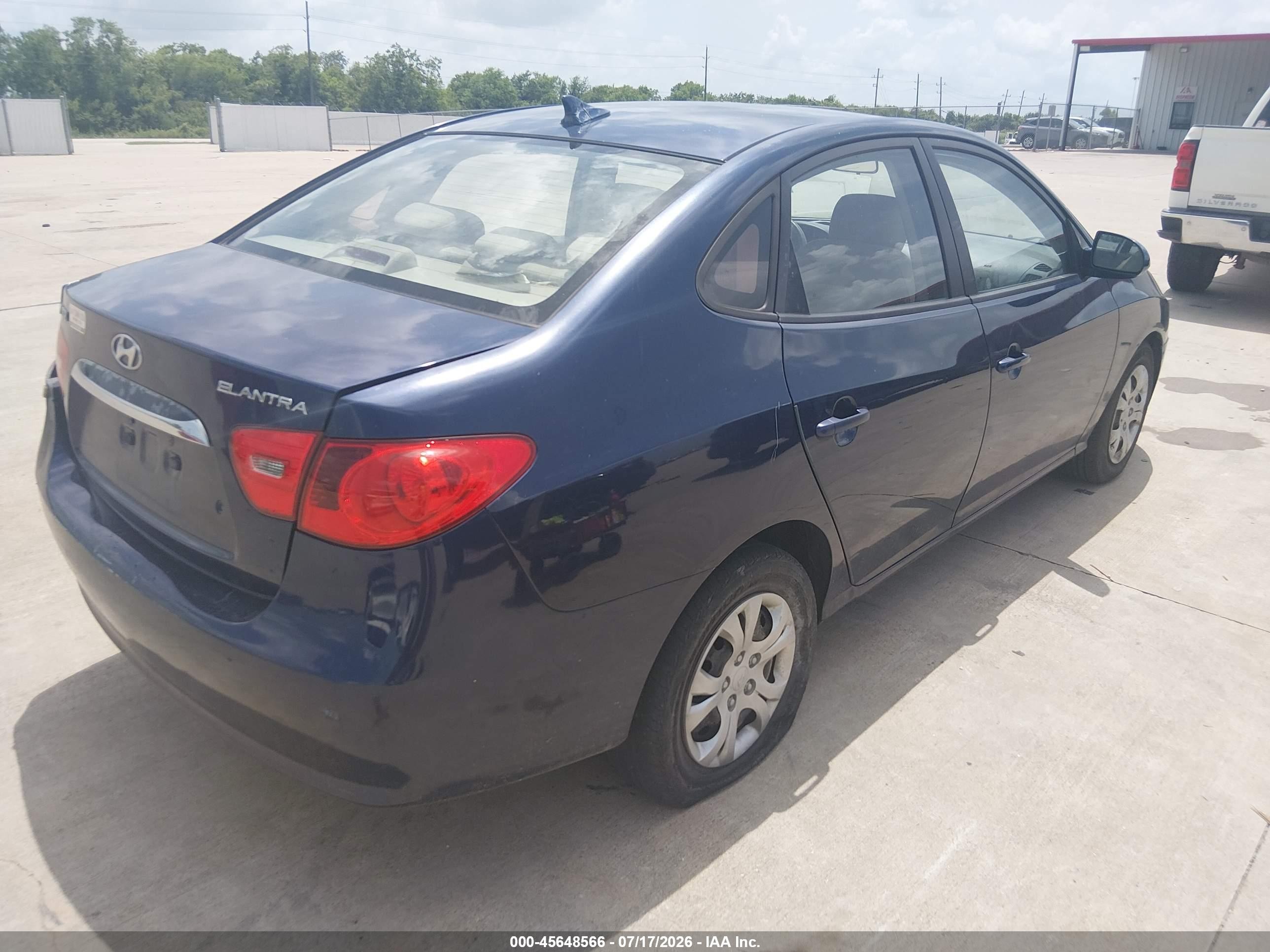 2010 Hyundai Elantra Gls Blue vin: KMHDU4AD6AU837338