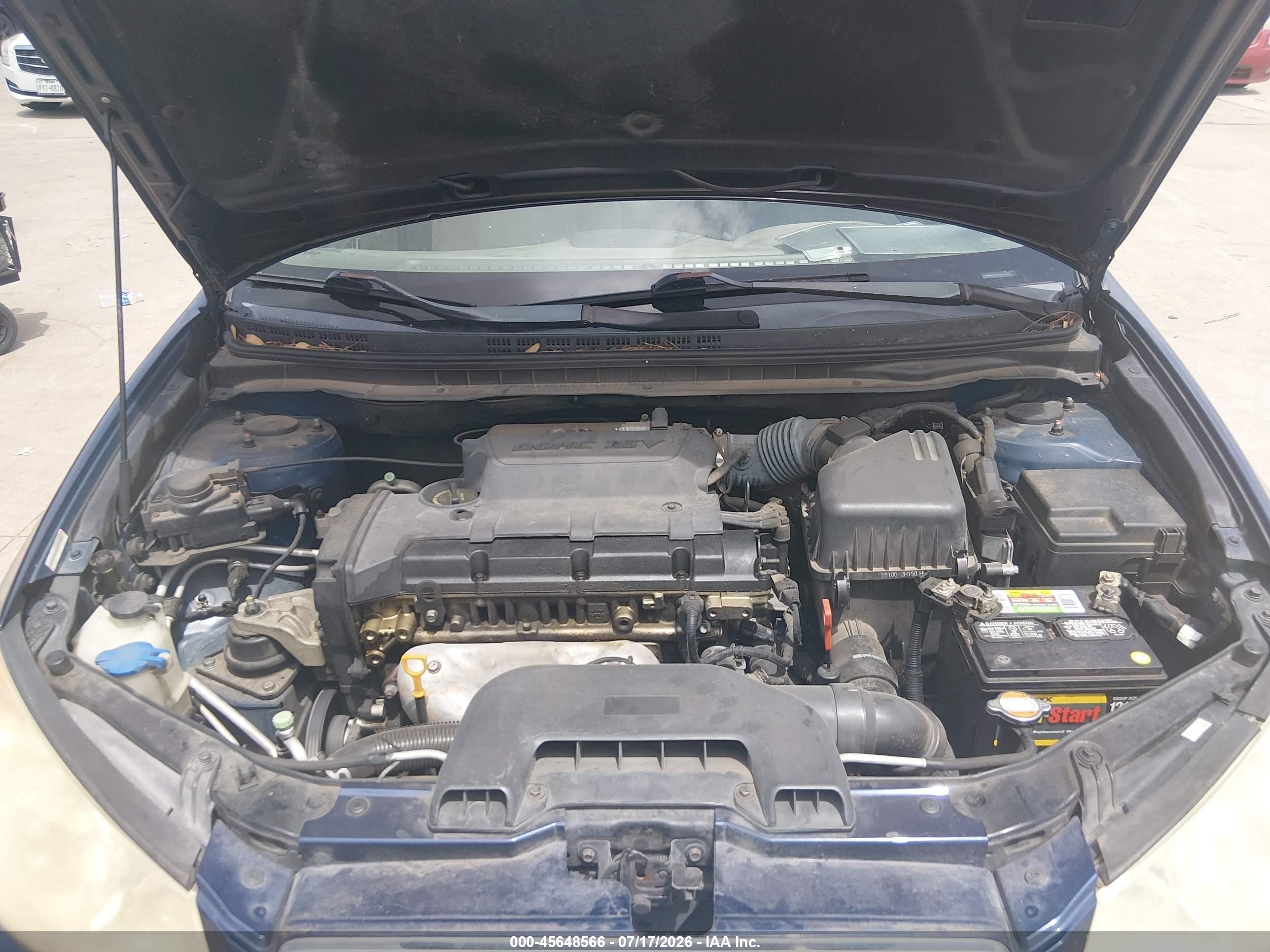 2010 Hyundai Elantra Gls Blue vin: KMHDU4AD6AU837338