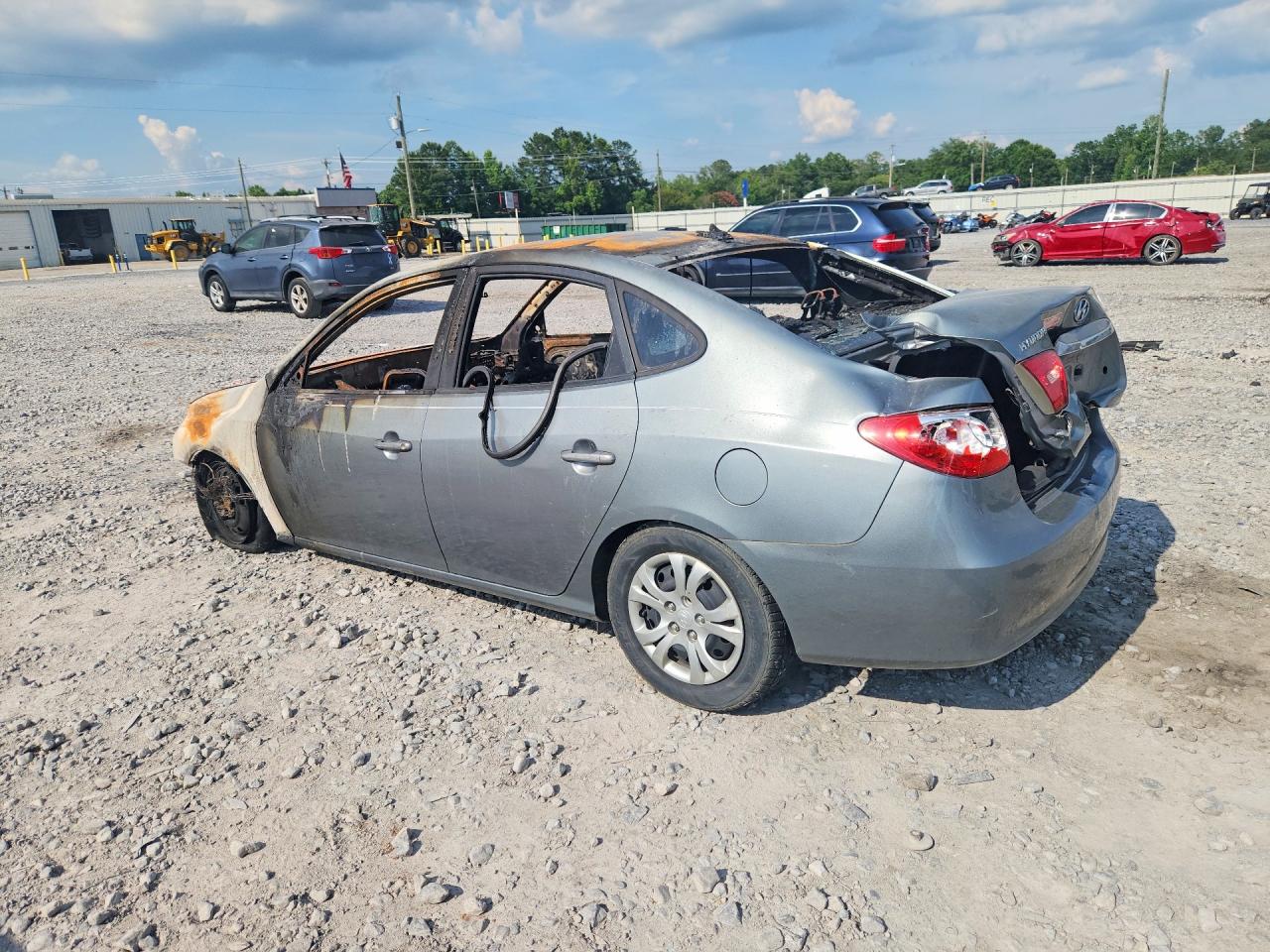 2010 Hyundai Elantra Blue Burn vin: KMHDU4AD6AU837758