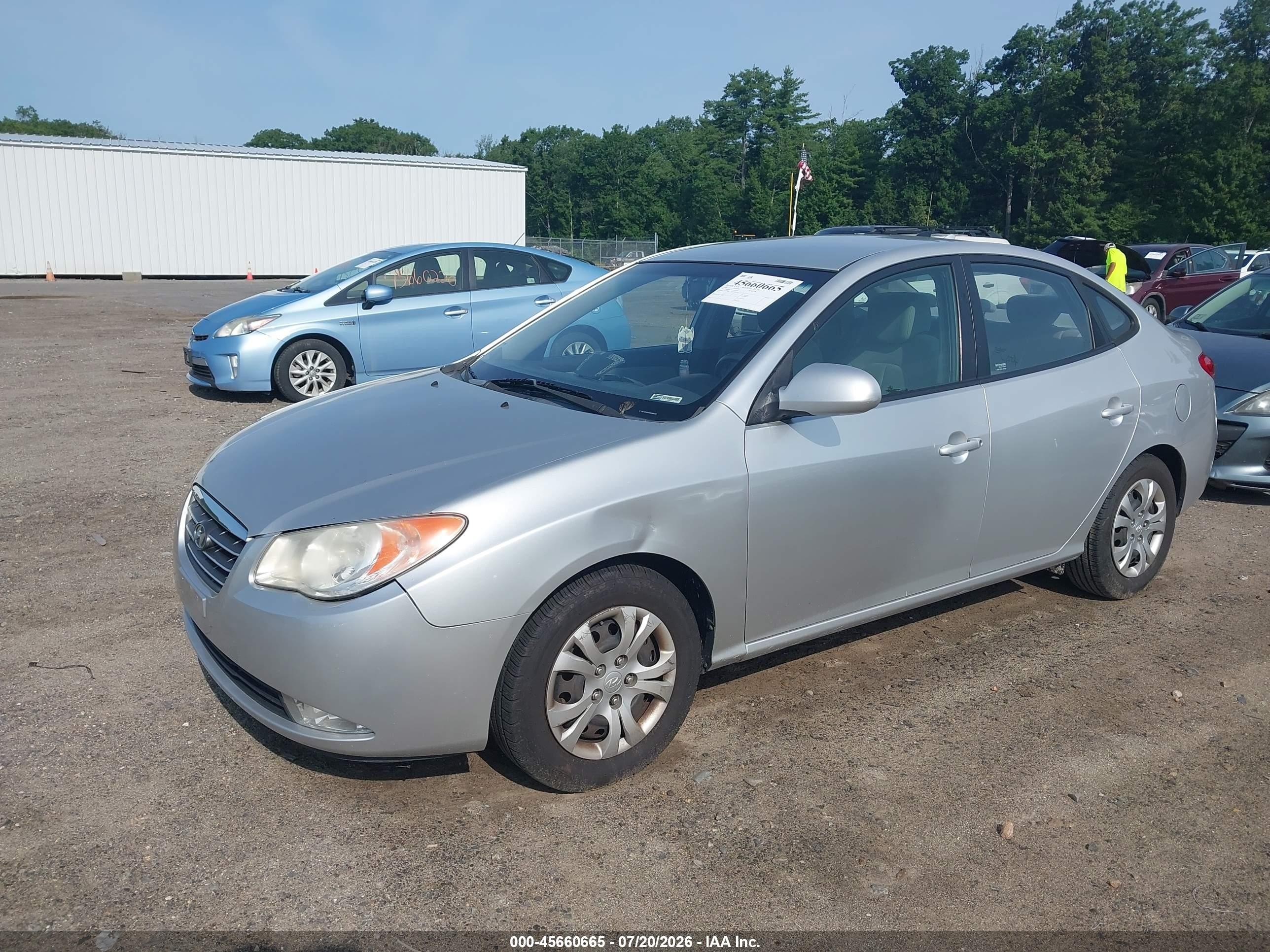 2010 Hyundai Elantra Gls Silver vin: KMHDU4AD6AU845035