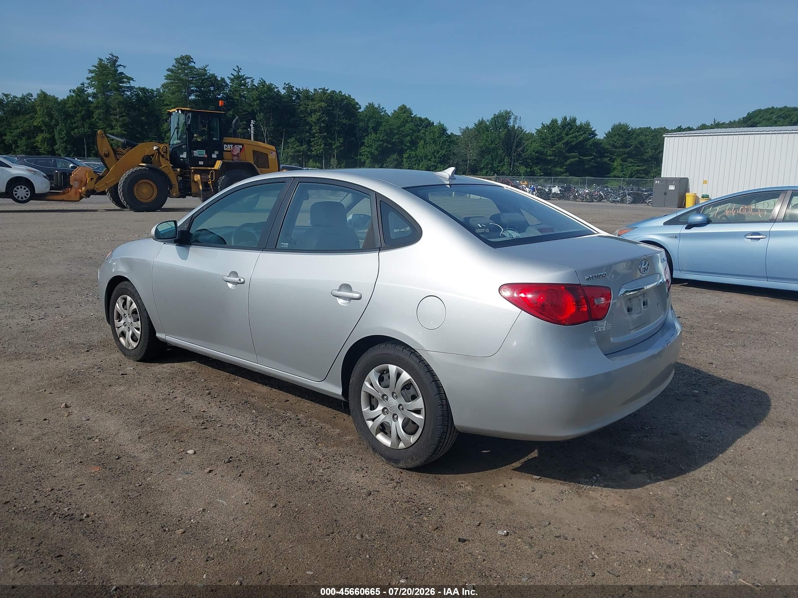 2010 Hyundai Elantra Gls Silver vin: KMHDU4AD6AU845035