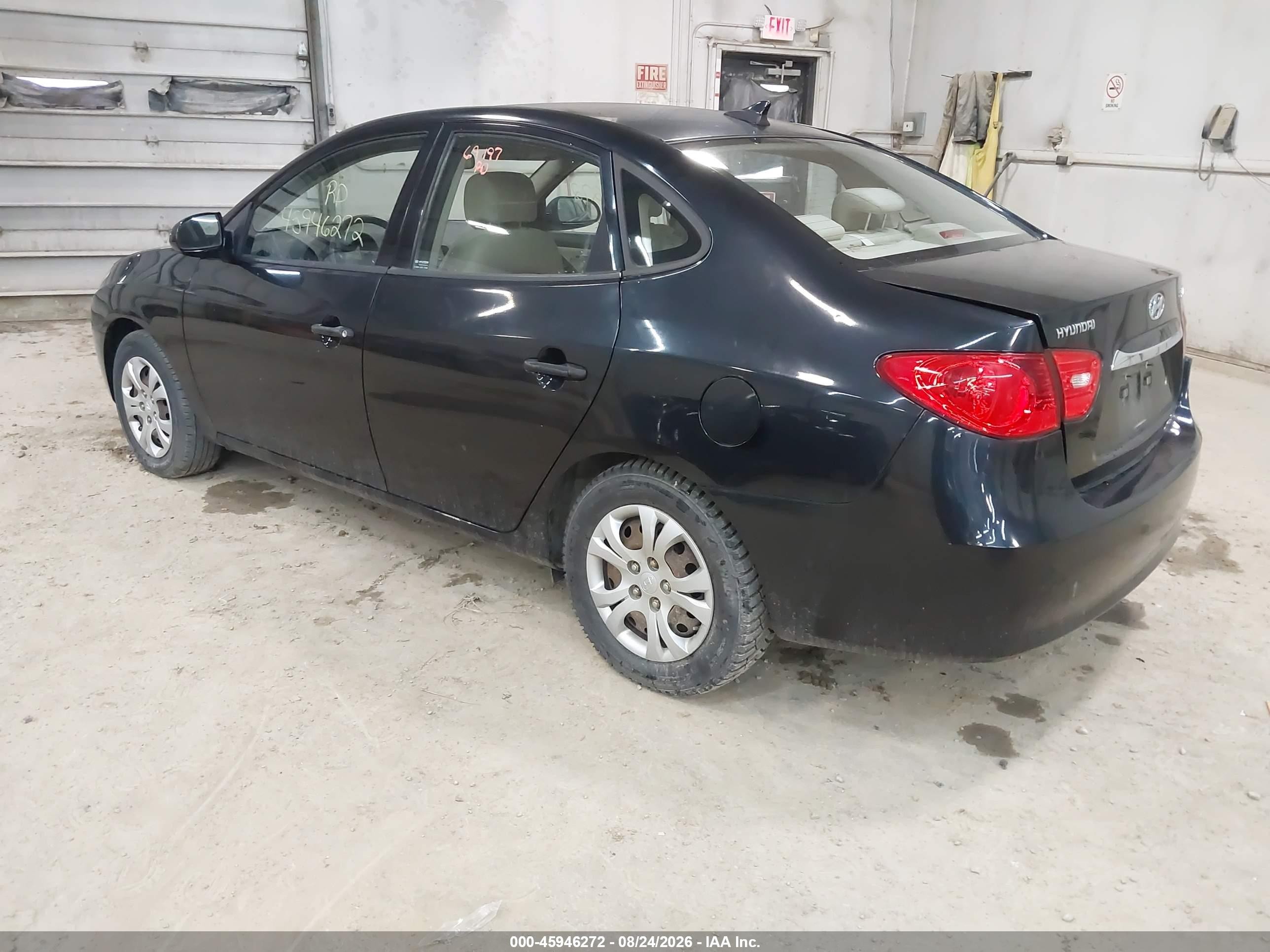 2010 Hyundai Elantra Gls Черный vin: KMHDU4AD6AU847416