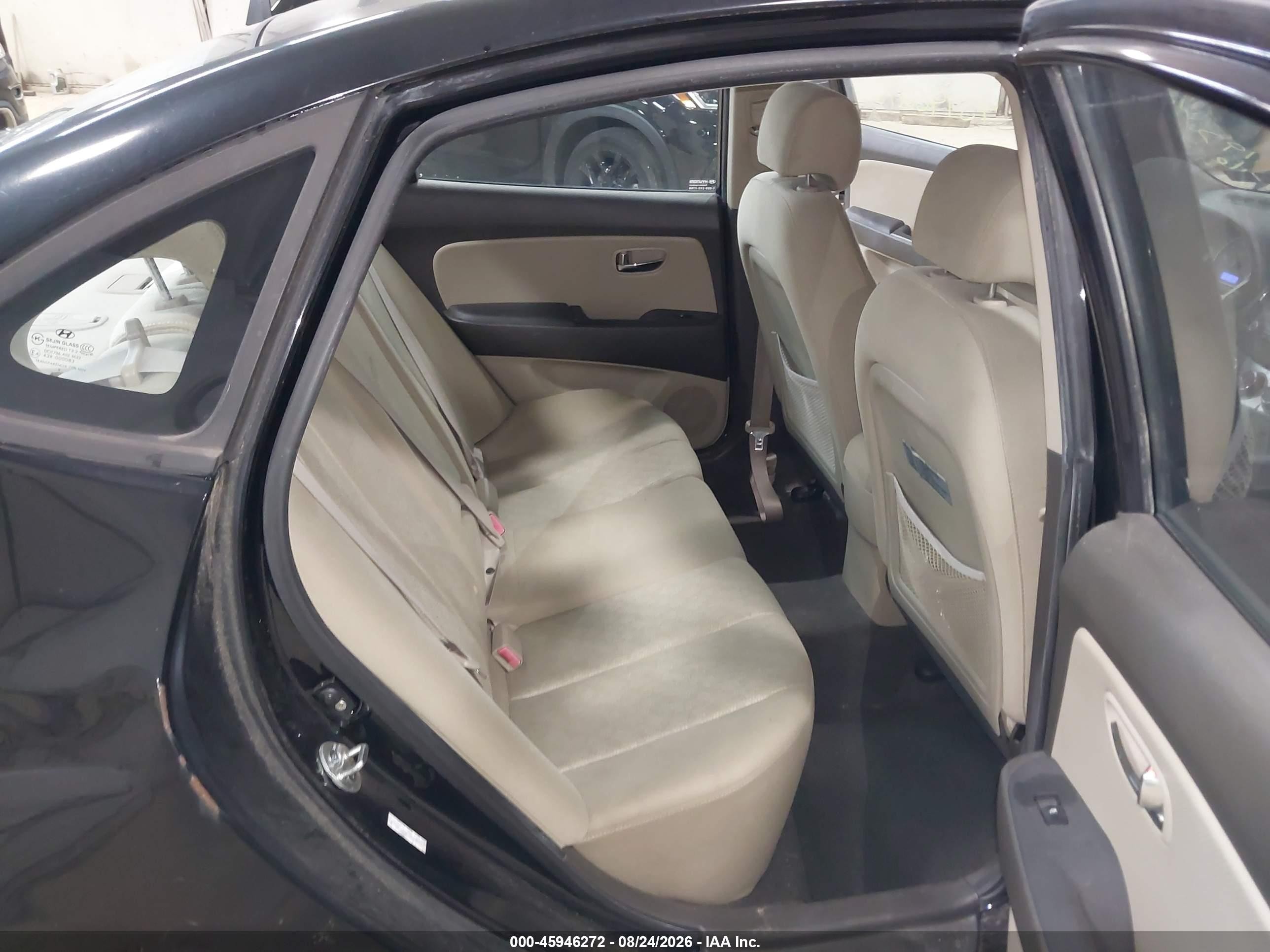 2010 Hyundai Elantra Gls Черный vin: KMHDU4AD6AU847416