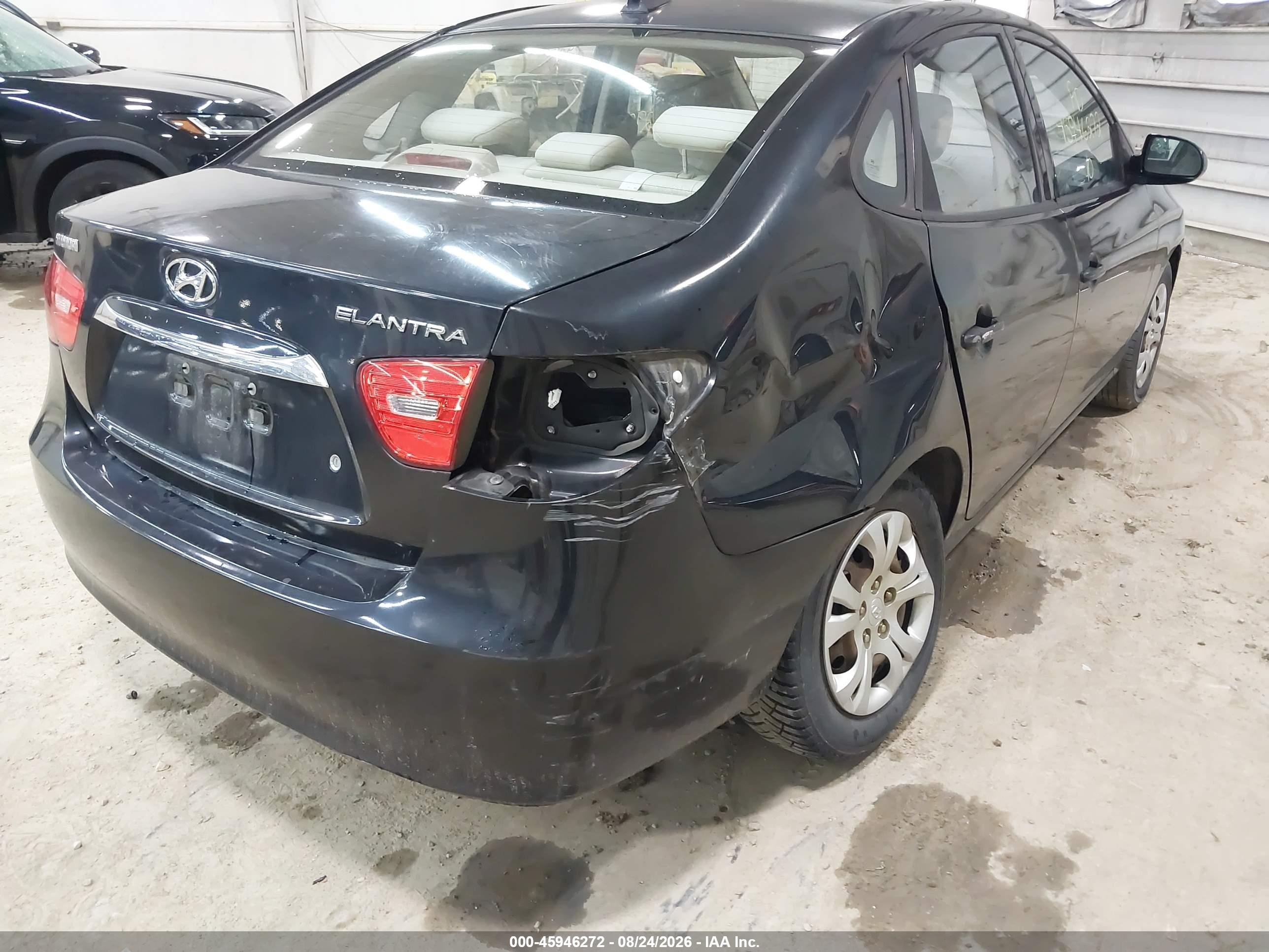 2010 Hyundai Elantra Gls Черный vin: KMHDU4AD6AU847416