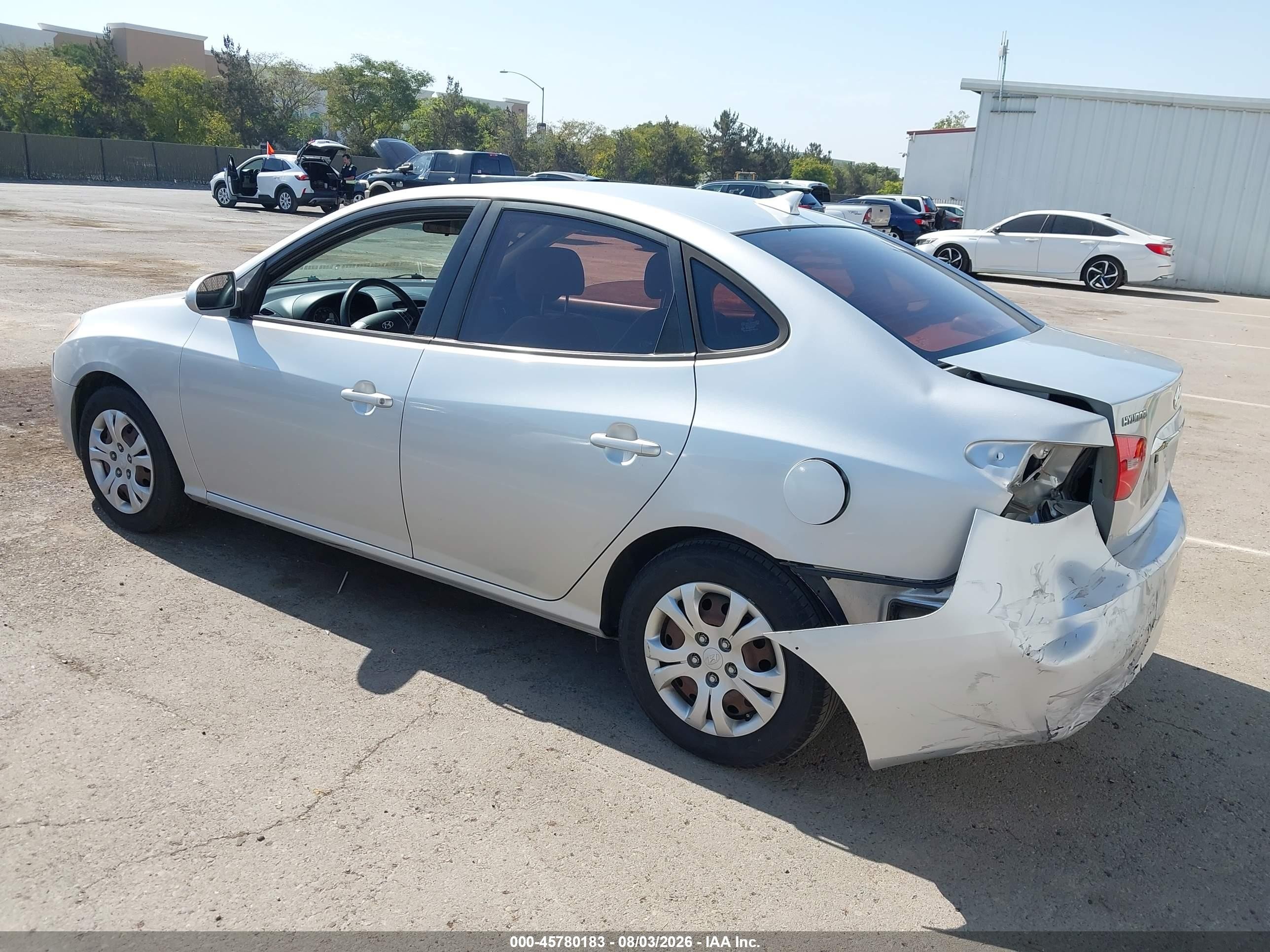 2010 Hyundai Elantra Gls Silver vin: KMHDU4AD6AU854365