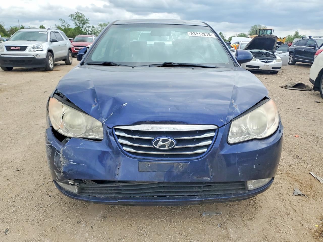 2010 Hyundai Elantra Gls Blue vin: KMHDU4AD6AU884949