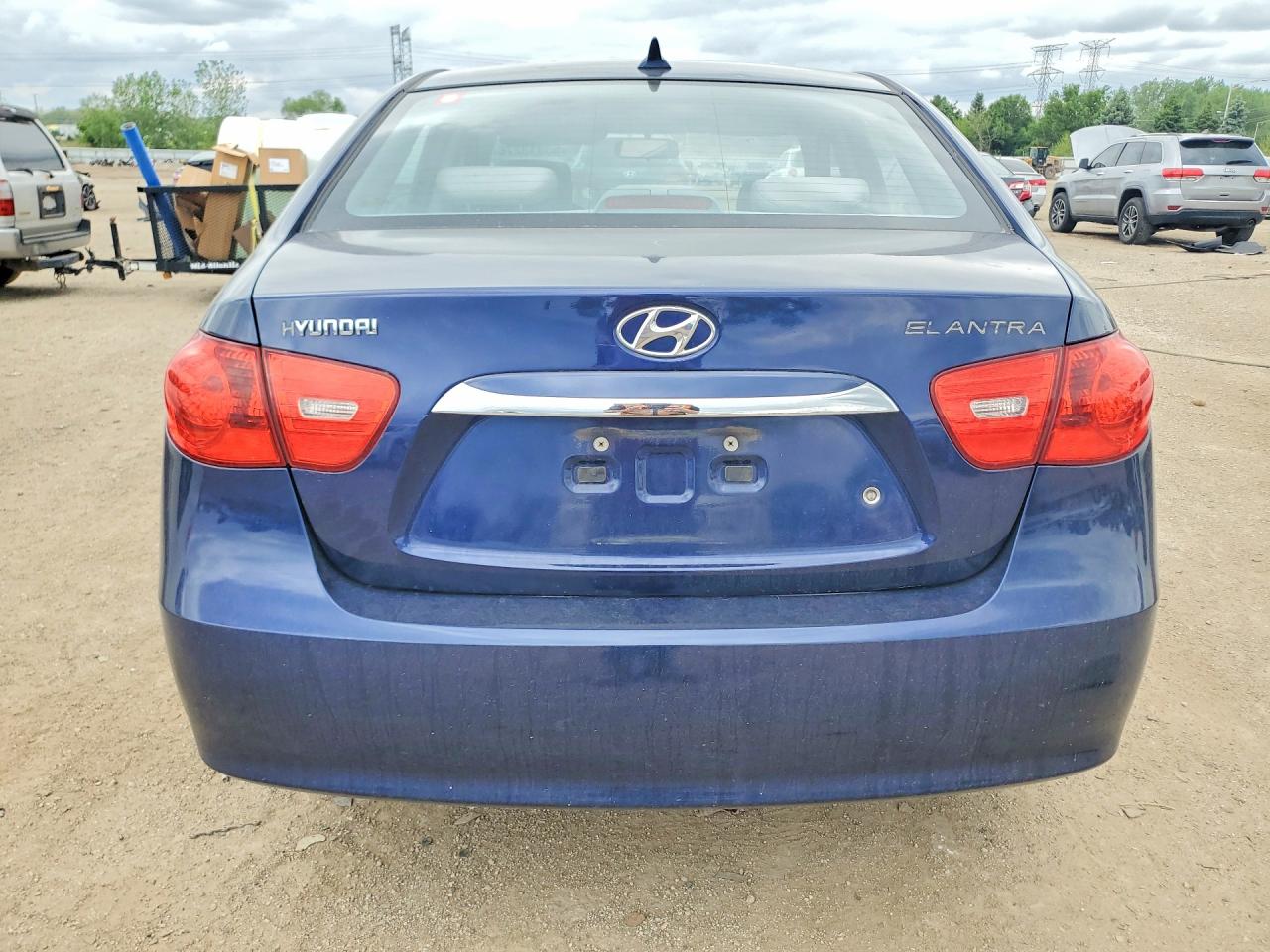 2010 Hyundai Elantra Gls Blue vin: KMHDU4AD6AU884949