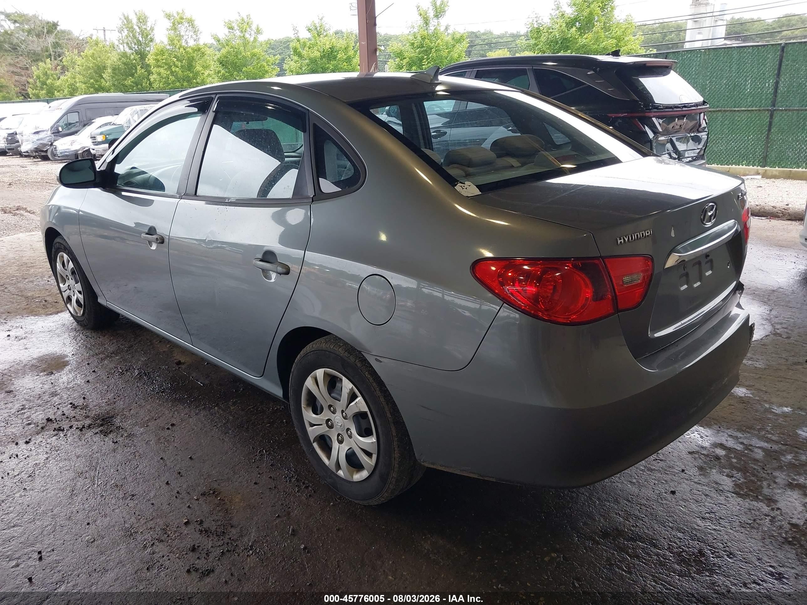 2010 Hyundai Elantra Gls Gray vin: KMHDU4AD6AU911888