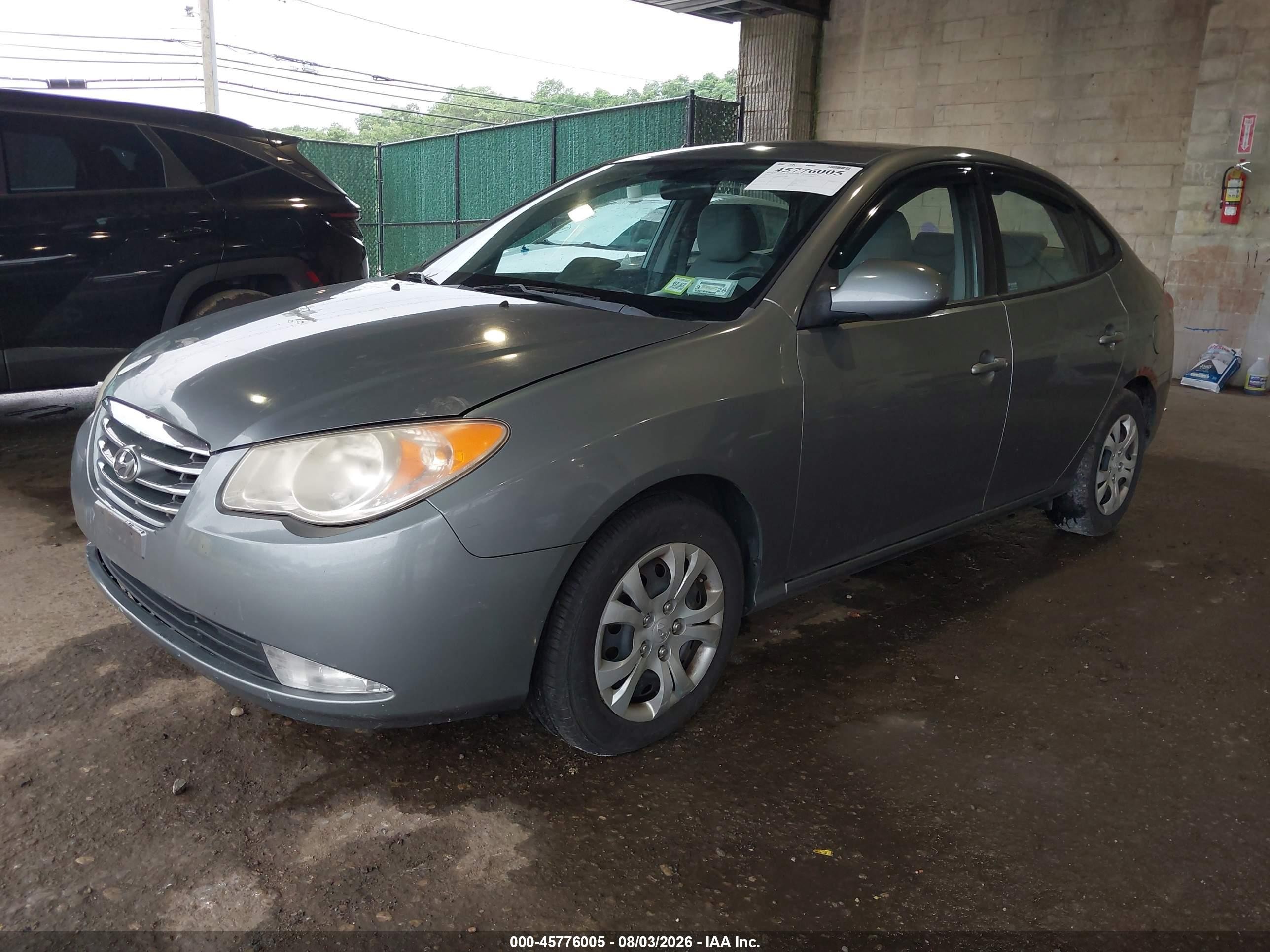 2010 Hyundai Elantra Gls Gray vin: KMHDU4AD6AU911888