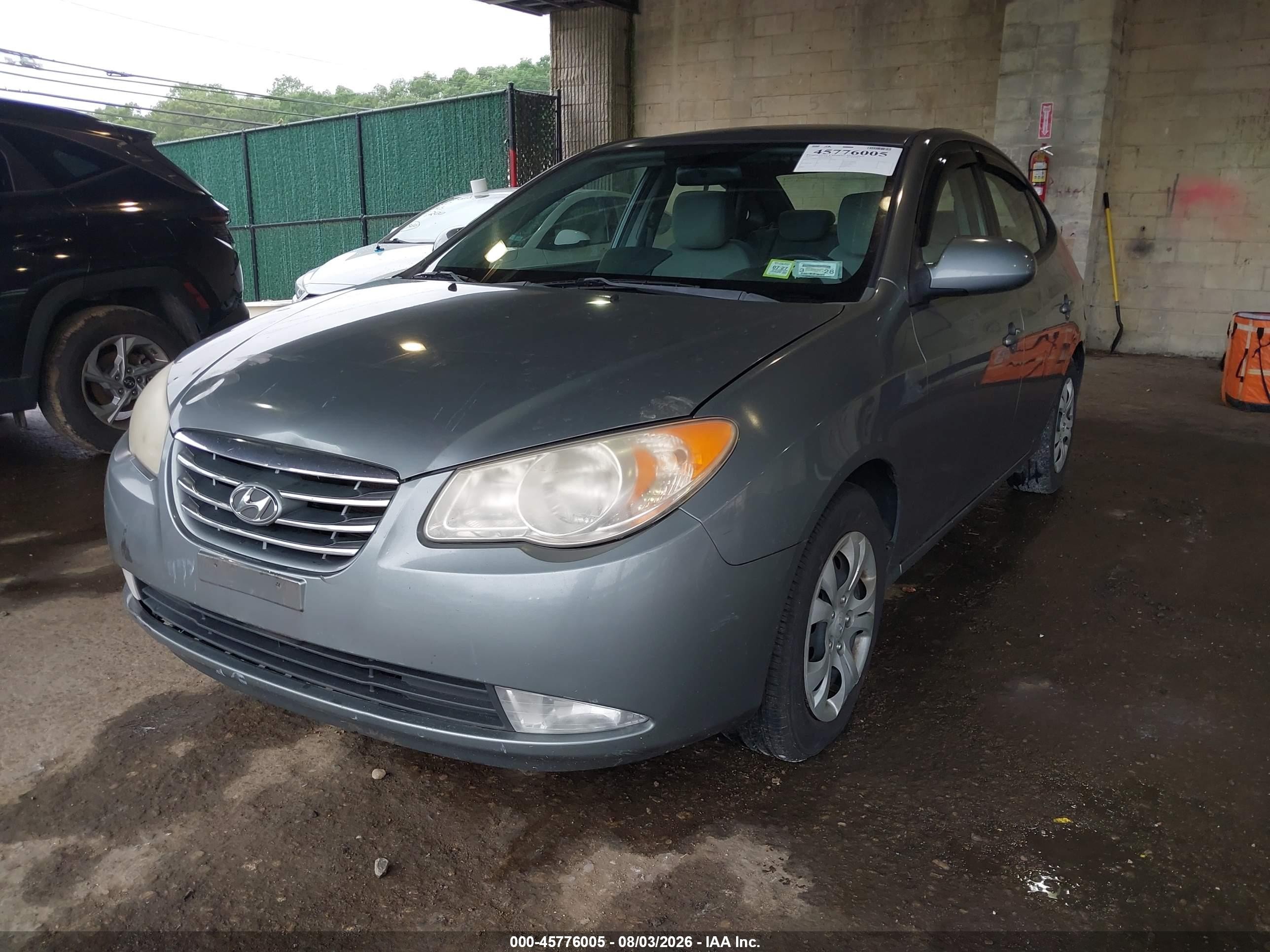 2010 Hyundai Elantra Gls Gray vin: KMHDU4AD6AU911888