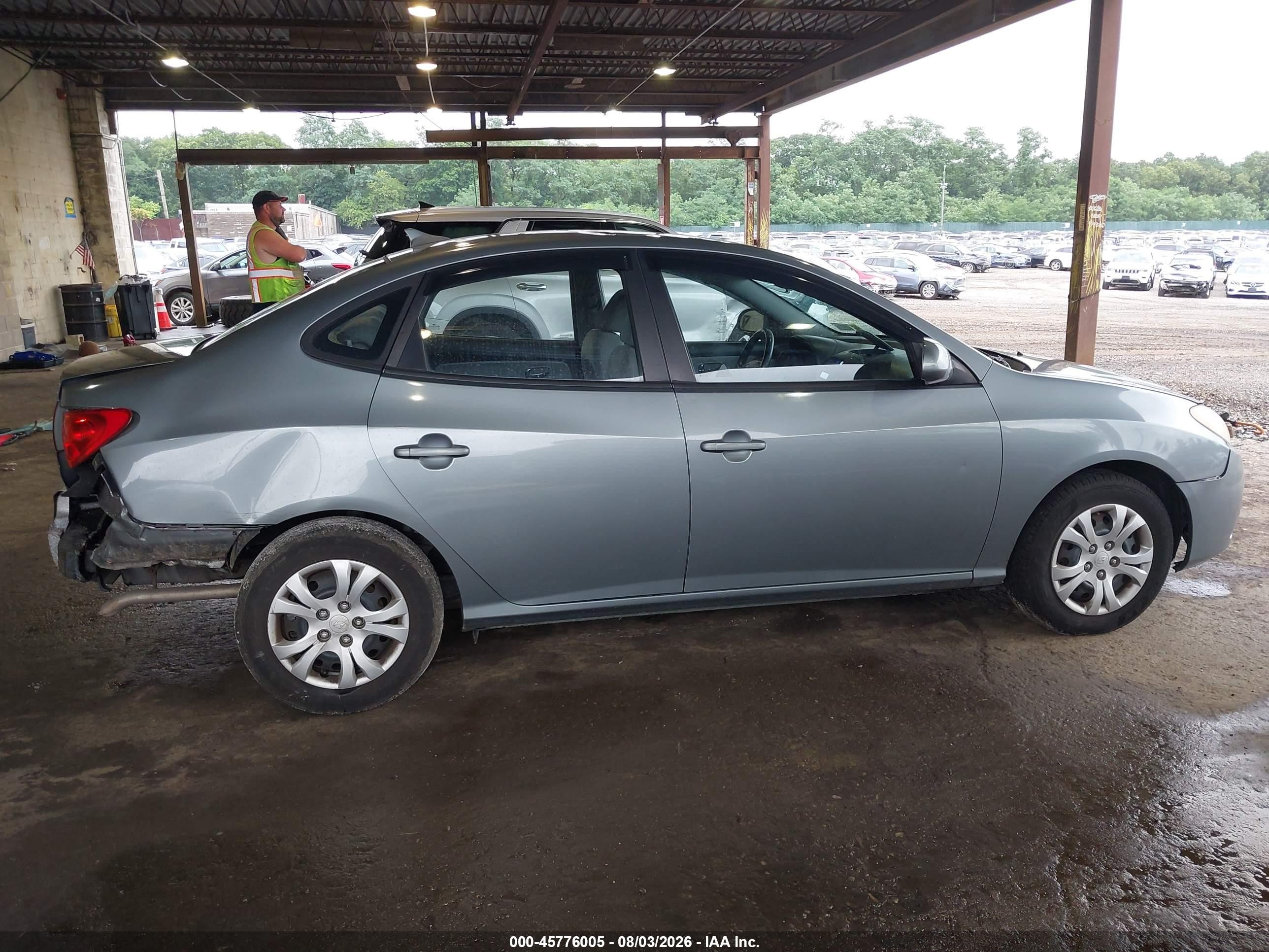 2010 Hyundai Elantra Gls Gray vin: KMHDU4AD6AU911888