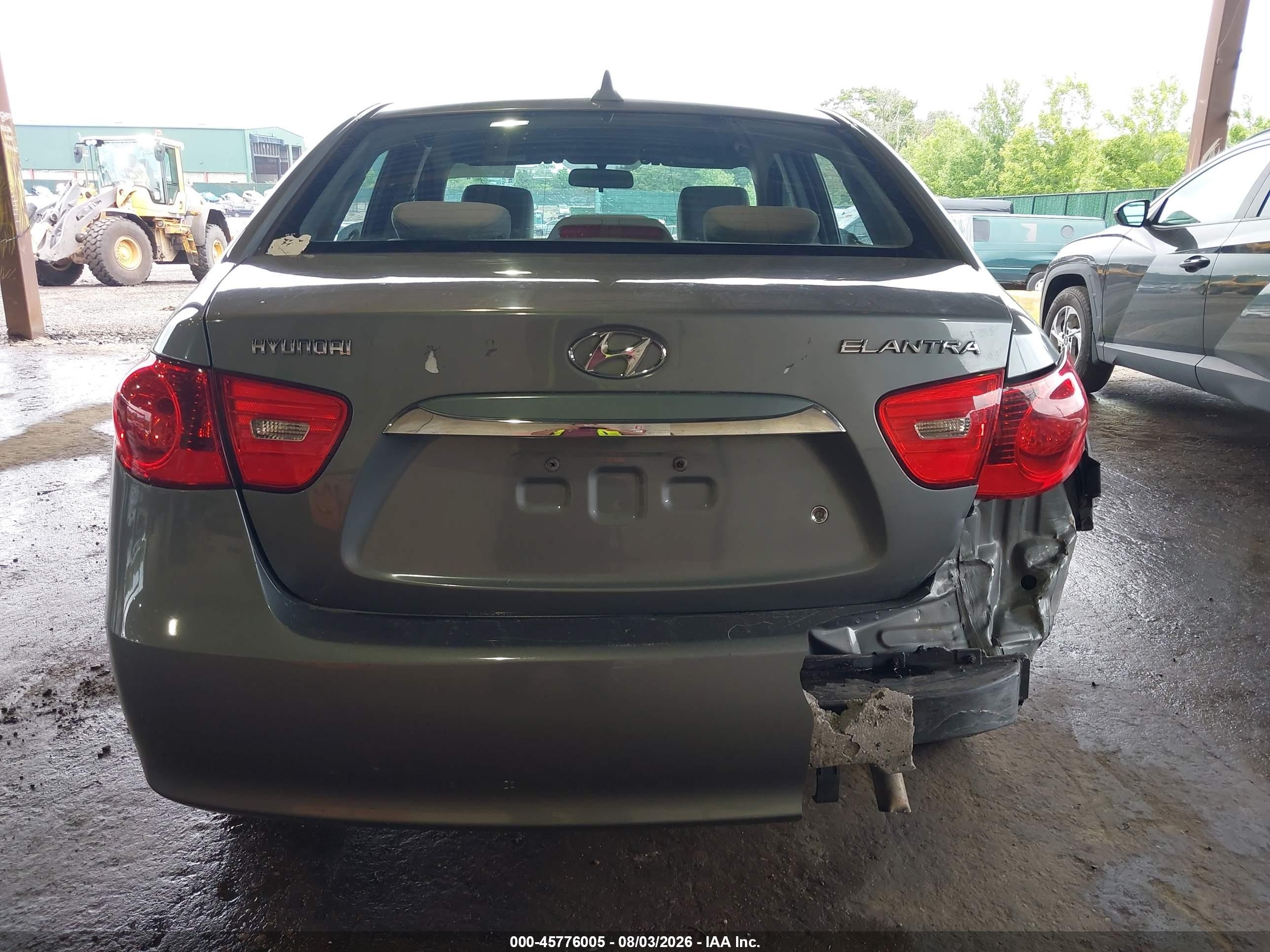 2010 Hyundai Elantra Gls Gray vin: KMHDU4AD6AU911888