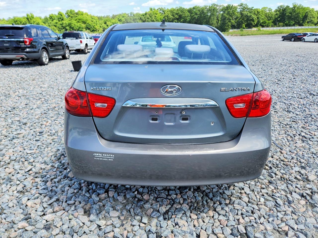 2010 Hyundai Elantra Gls Gray vin: KMHDU4AD6AU912992