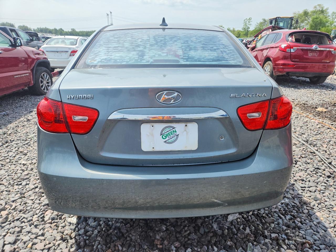 2010 Hyundai Elantra Gls Gray vin: KMHDU4AD6AU938783