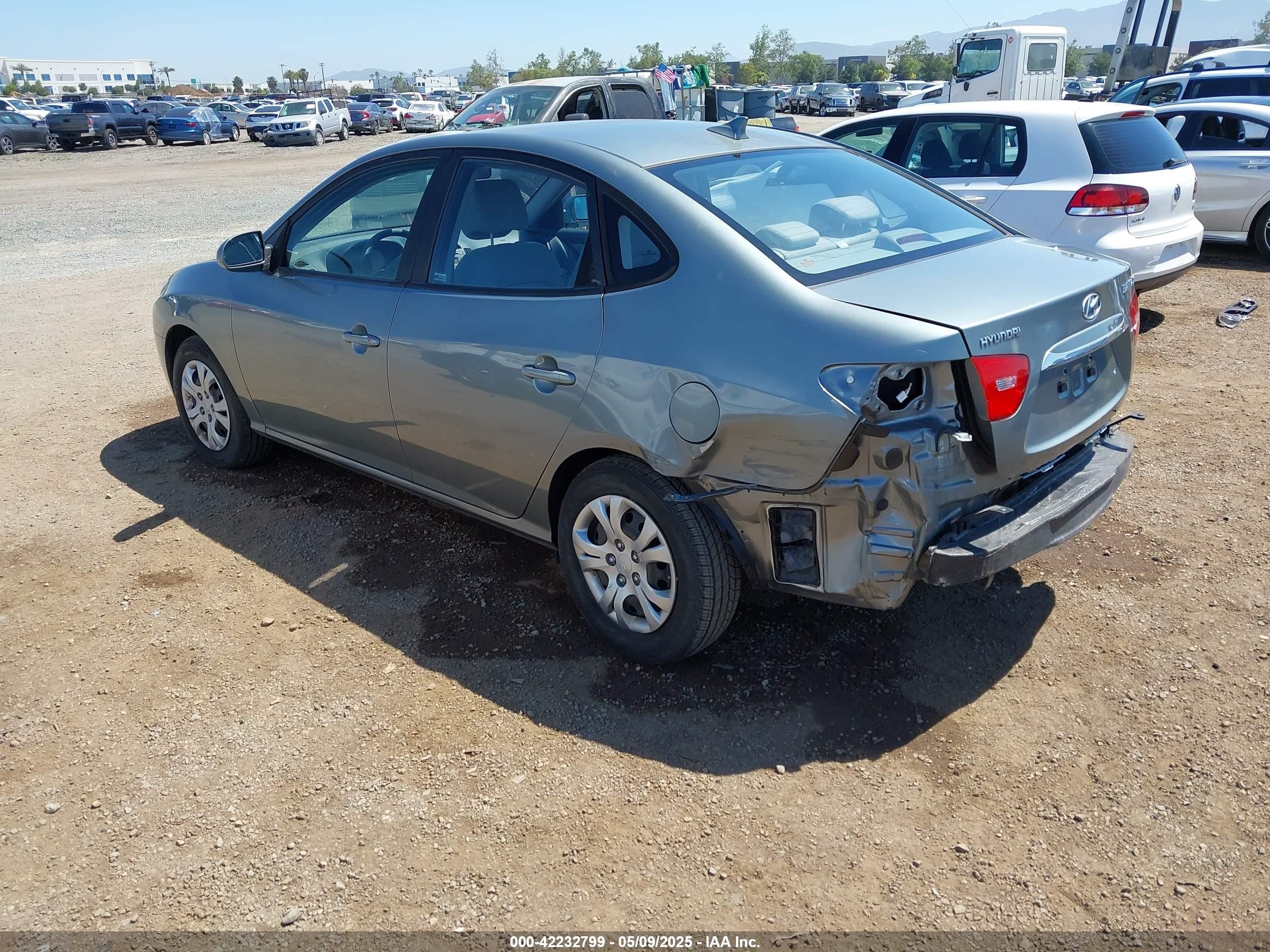 2010 Hyundai Elantra Blue Gray vin: KMHDU4AD6AU968835