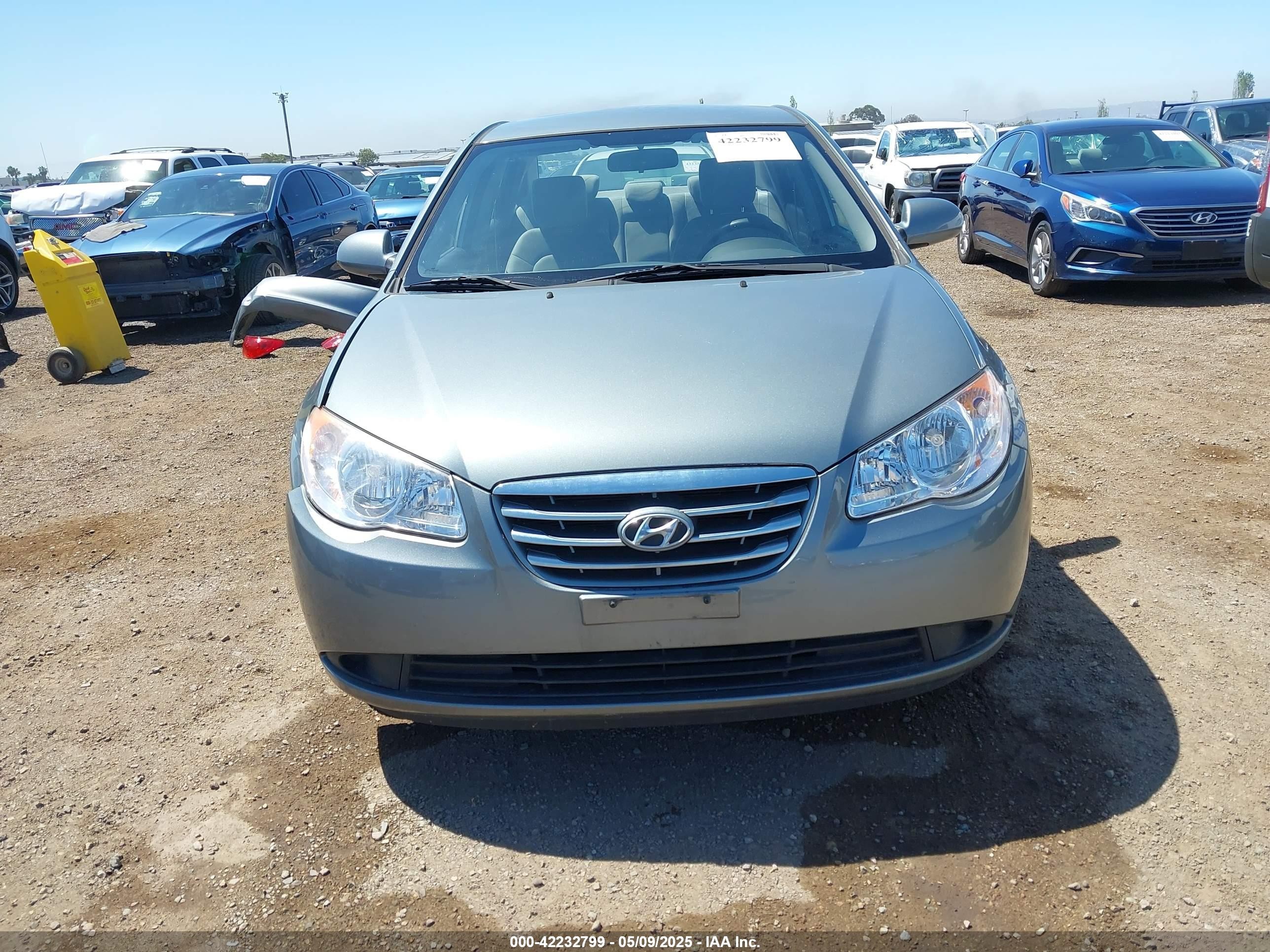2010 Hyundai Elantra Blue Gray vin: KMHDU4AD6AU968835
