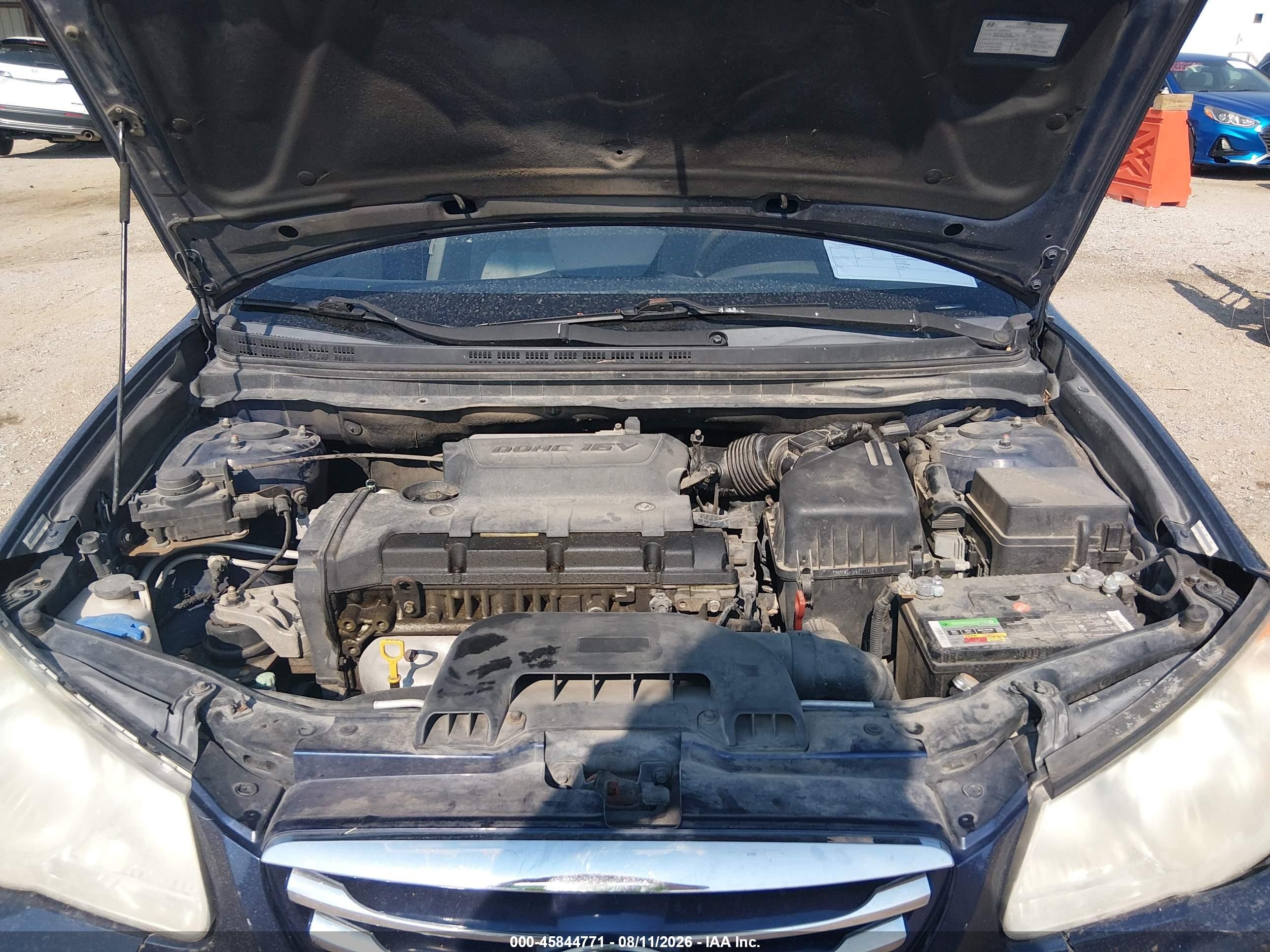 2010 Hyundai Elantra Gls Dark Blue vin: KMHDU4AD6AU990513