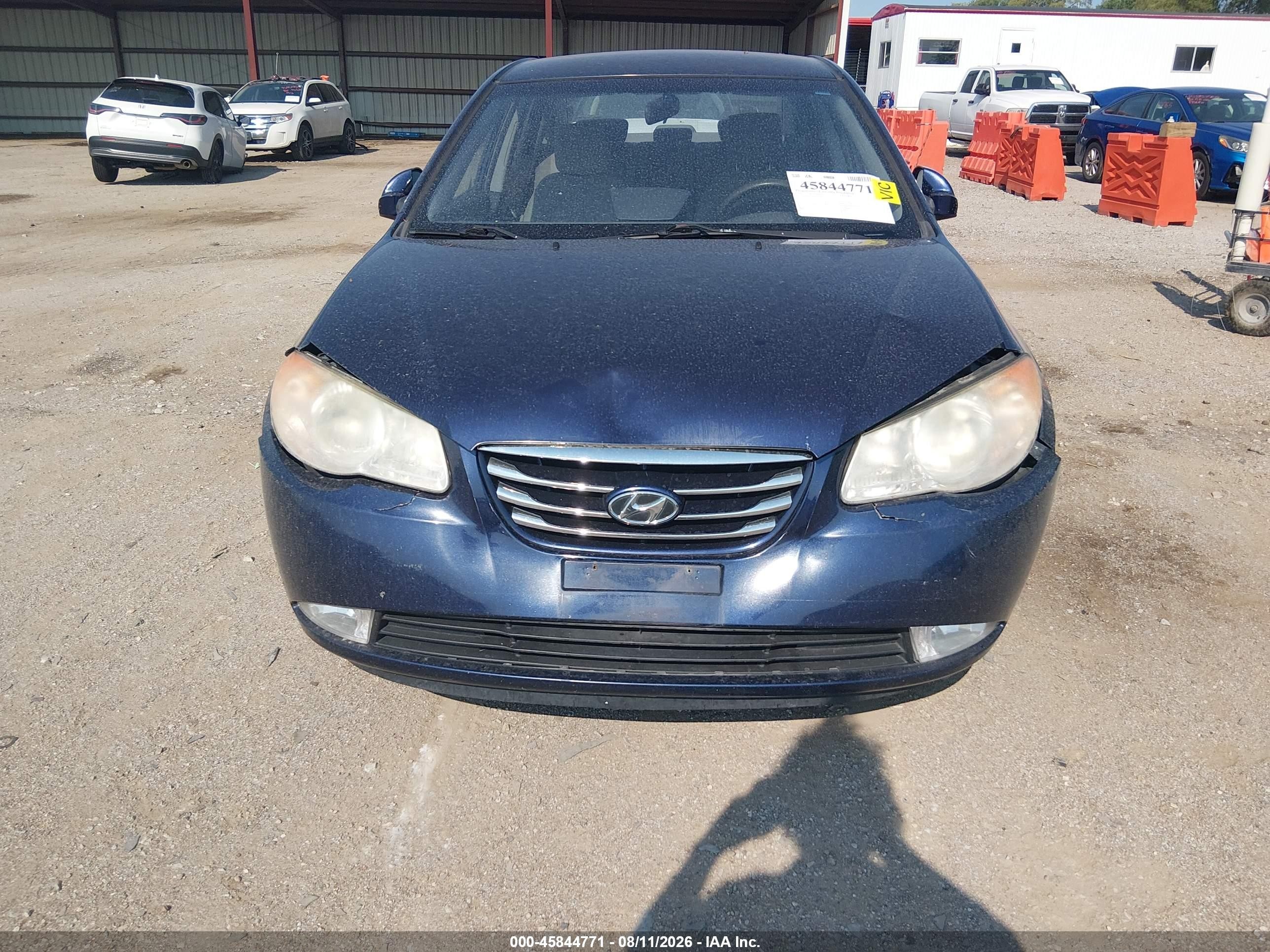 2010 Hyundai Elantra Gls Dark Blue vin: KMHDU4AD6AU990513
